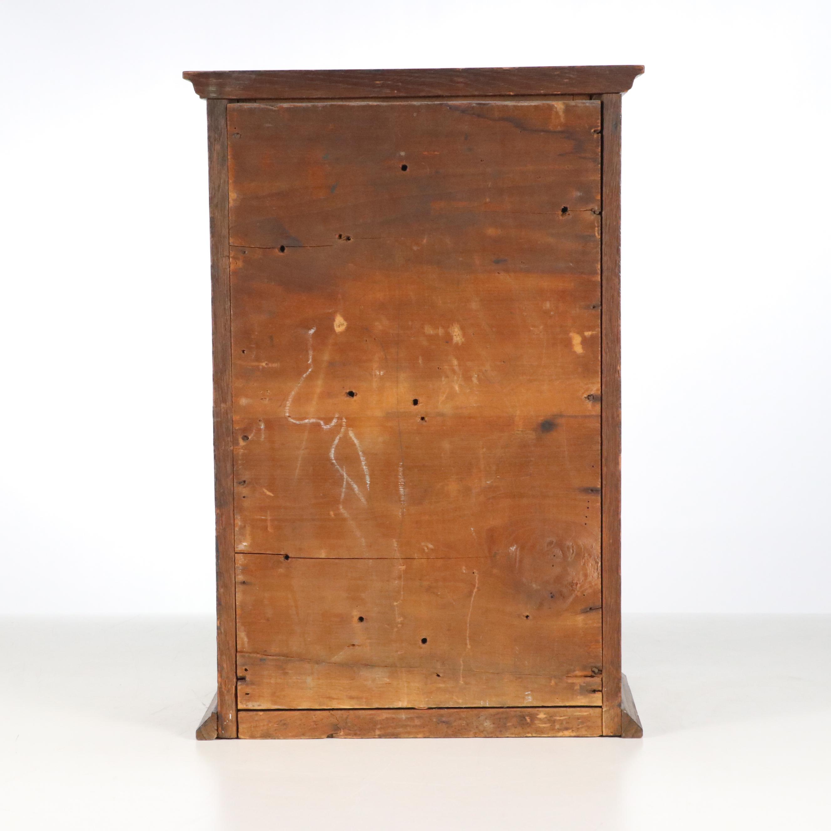 Oak Penny Drop Trade Stimulator Game, Early 20th Century