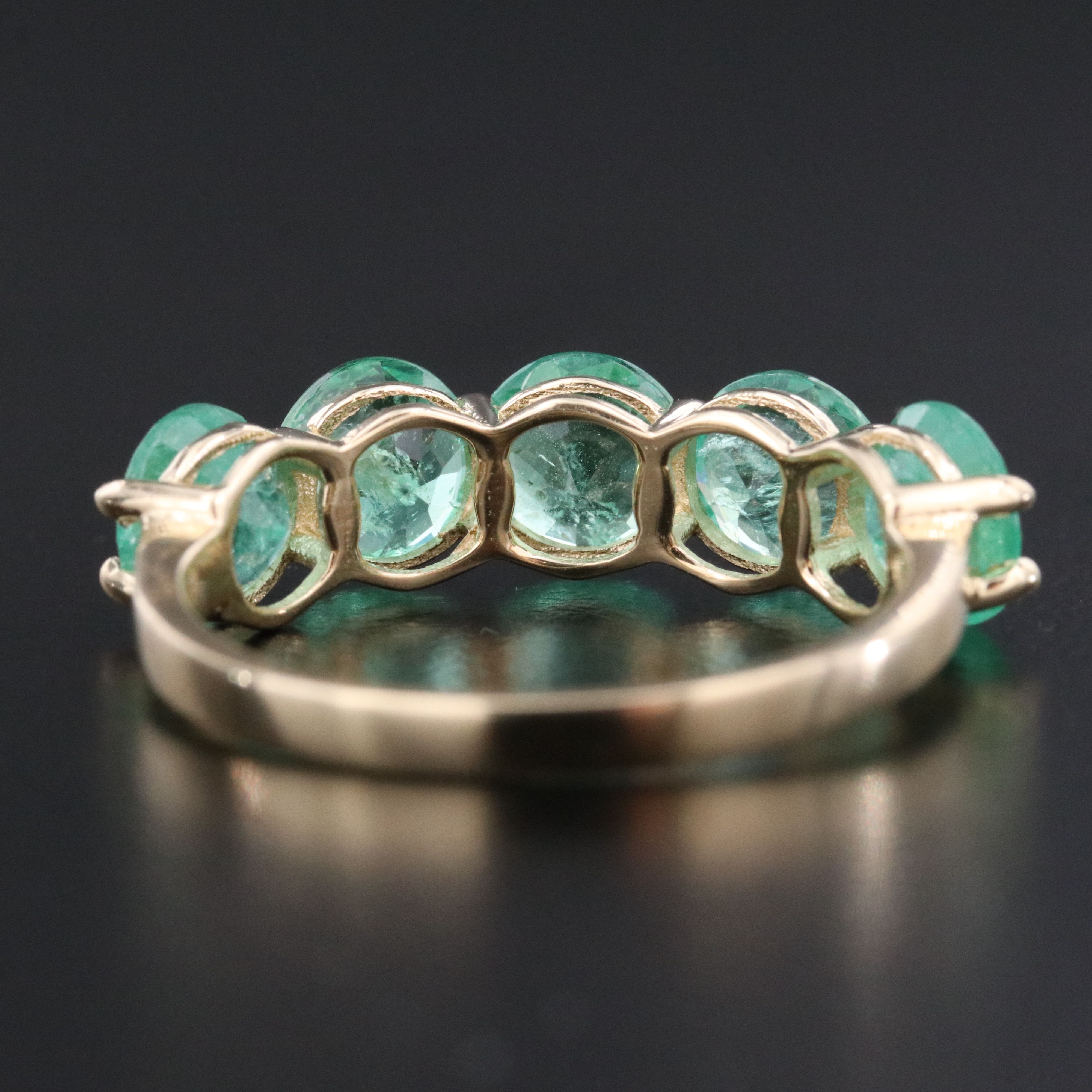 14K EmeraldRing with IGI Jewelry Report