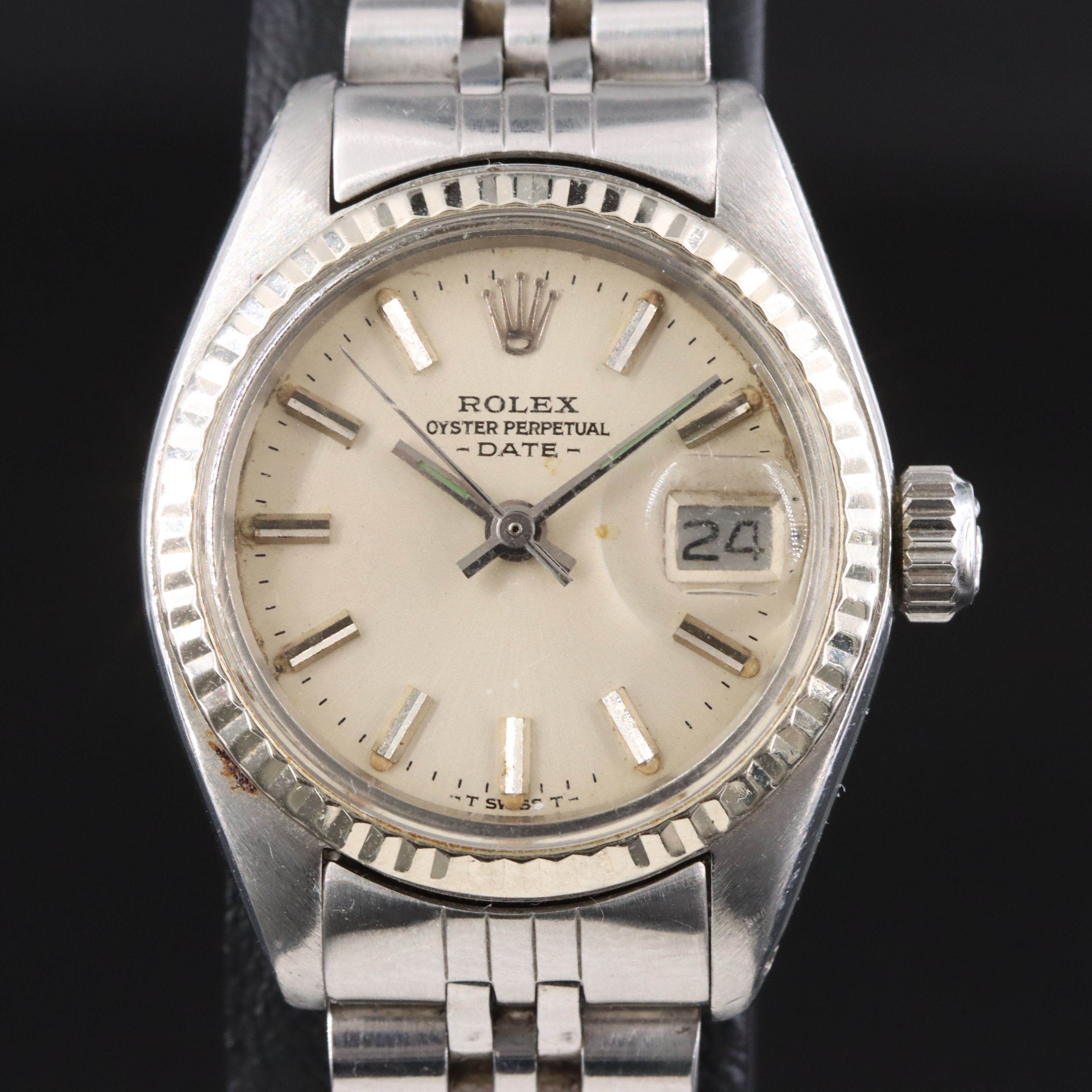 1979 Rolex Oyster Perpetual Gold & Steel Date Watch