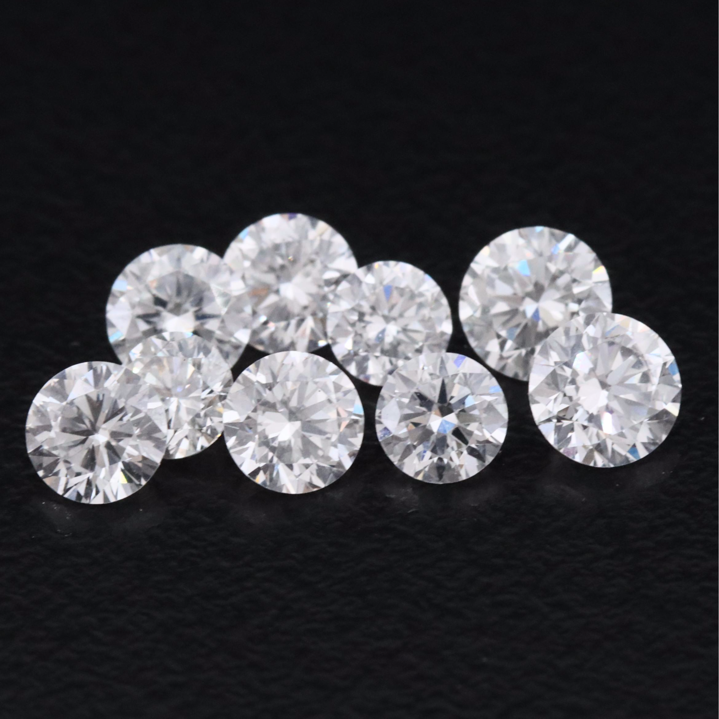 Loose 2.11 CTW Lab Grown Diamond Melee Lot