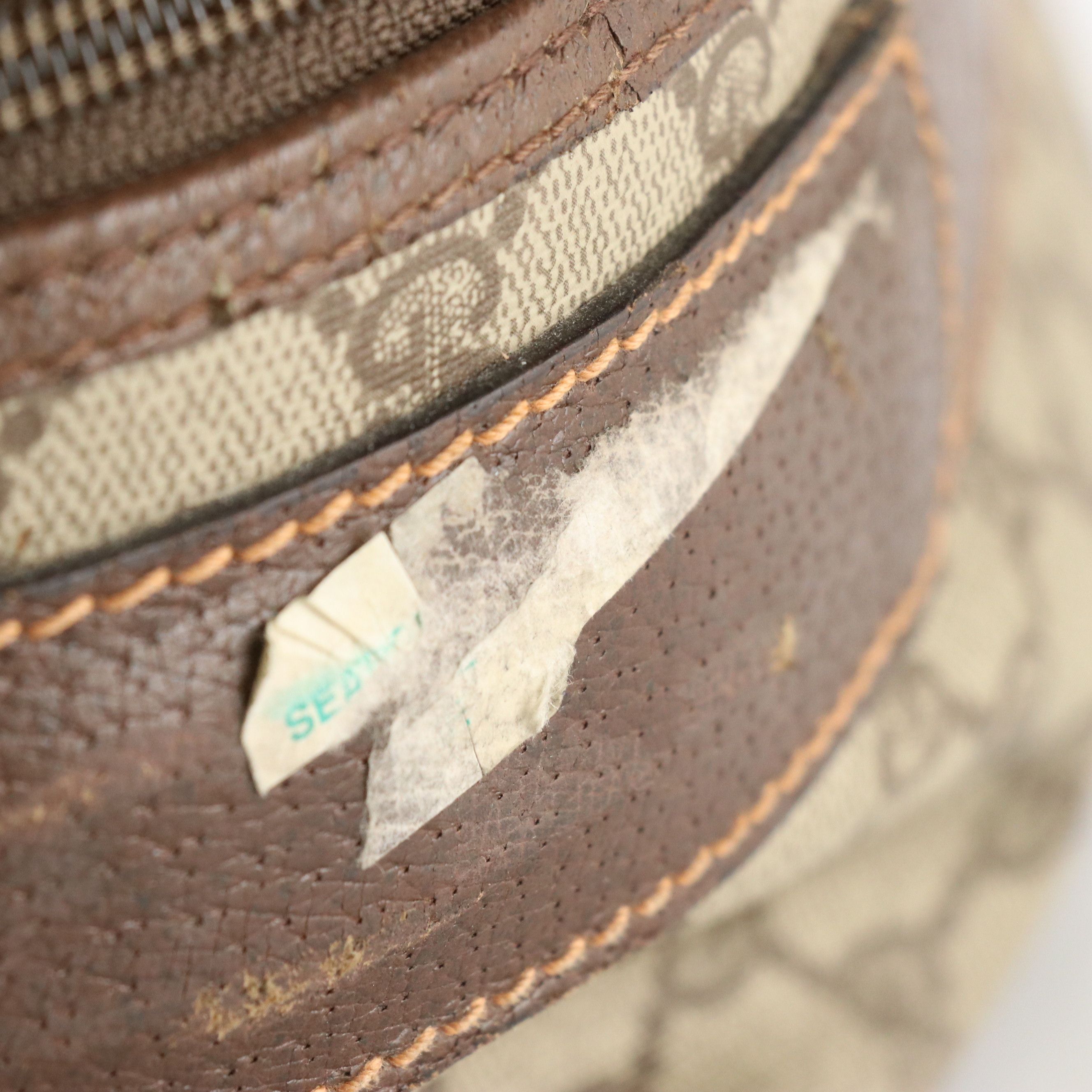 Gucci Web Stripe 60cm Soft Suitcase in GG Supreme Canvas and Leather