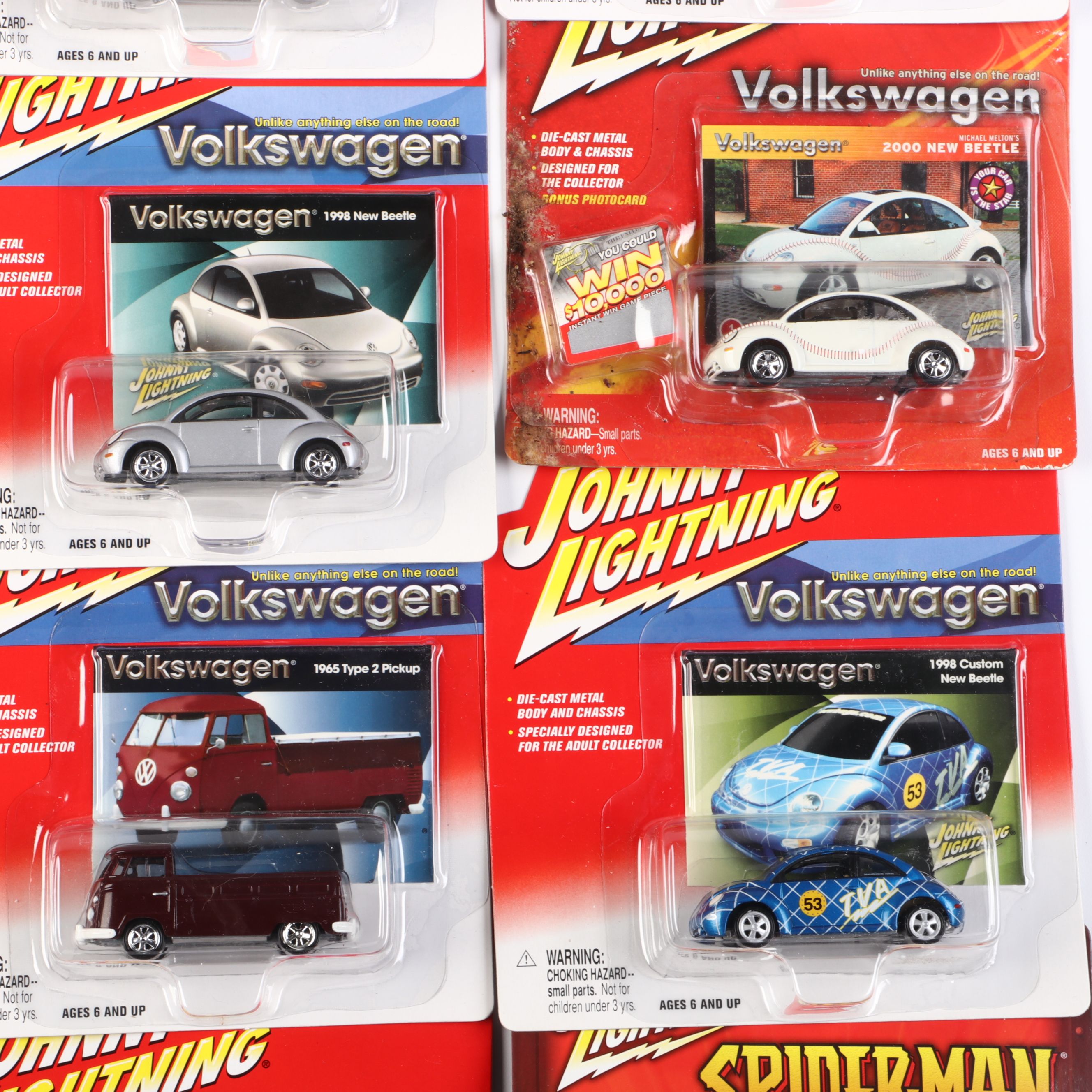 Johnny Lightning Volkswagen 1964 21 Window Samba Bus and Other Diecast Toy Cars