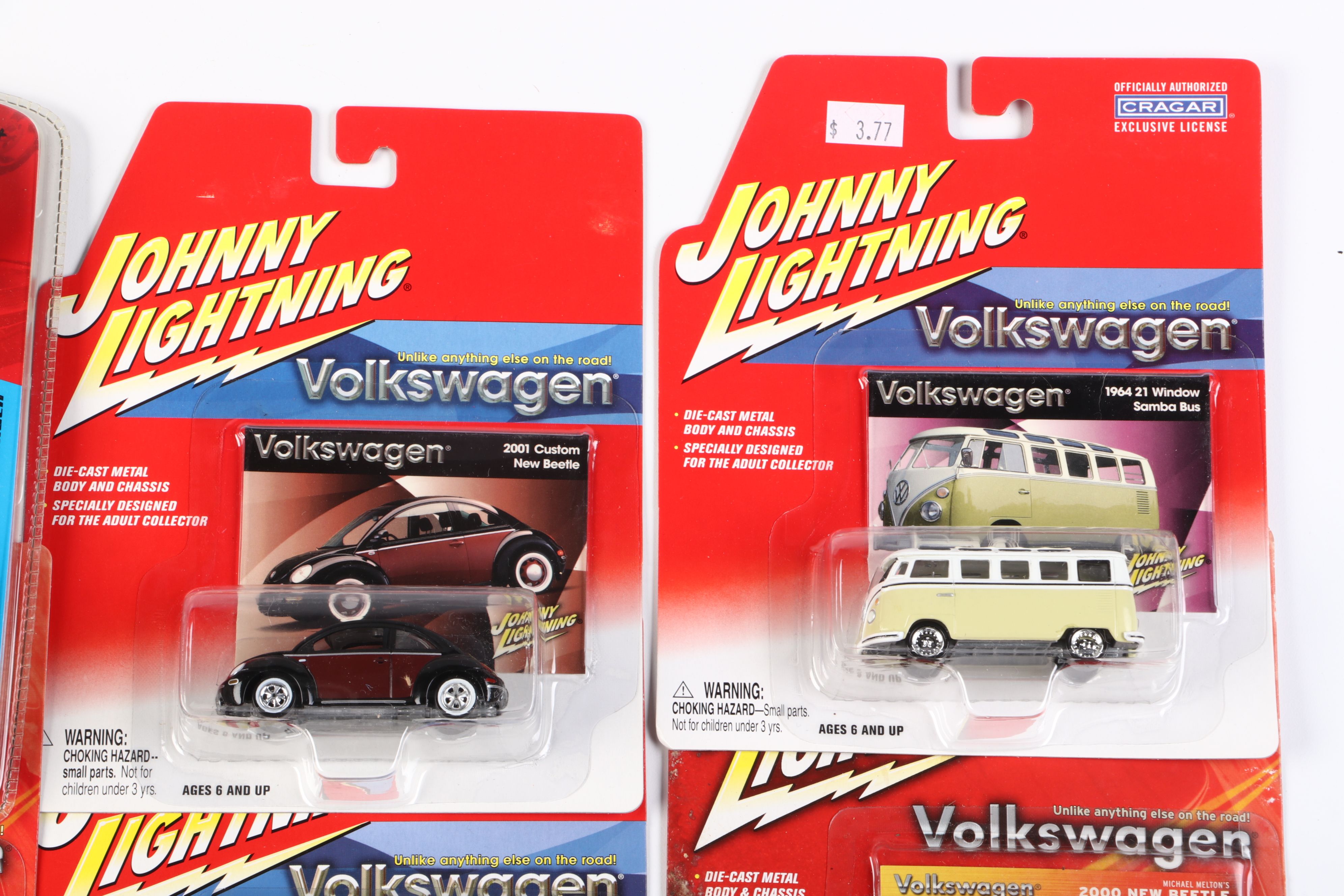 Johnny Lightning Volkswagen 1964 21 Window Samba Bus and Other Diecast Toy Cars