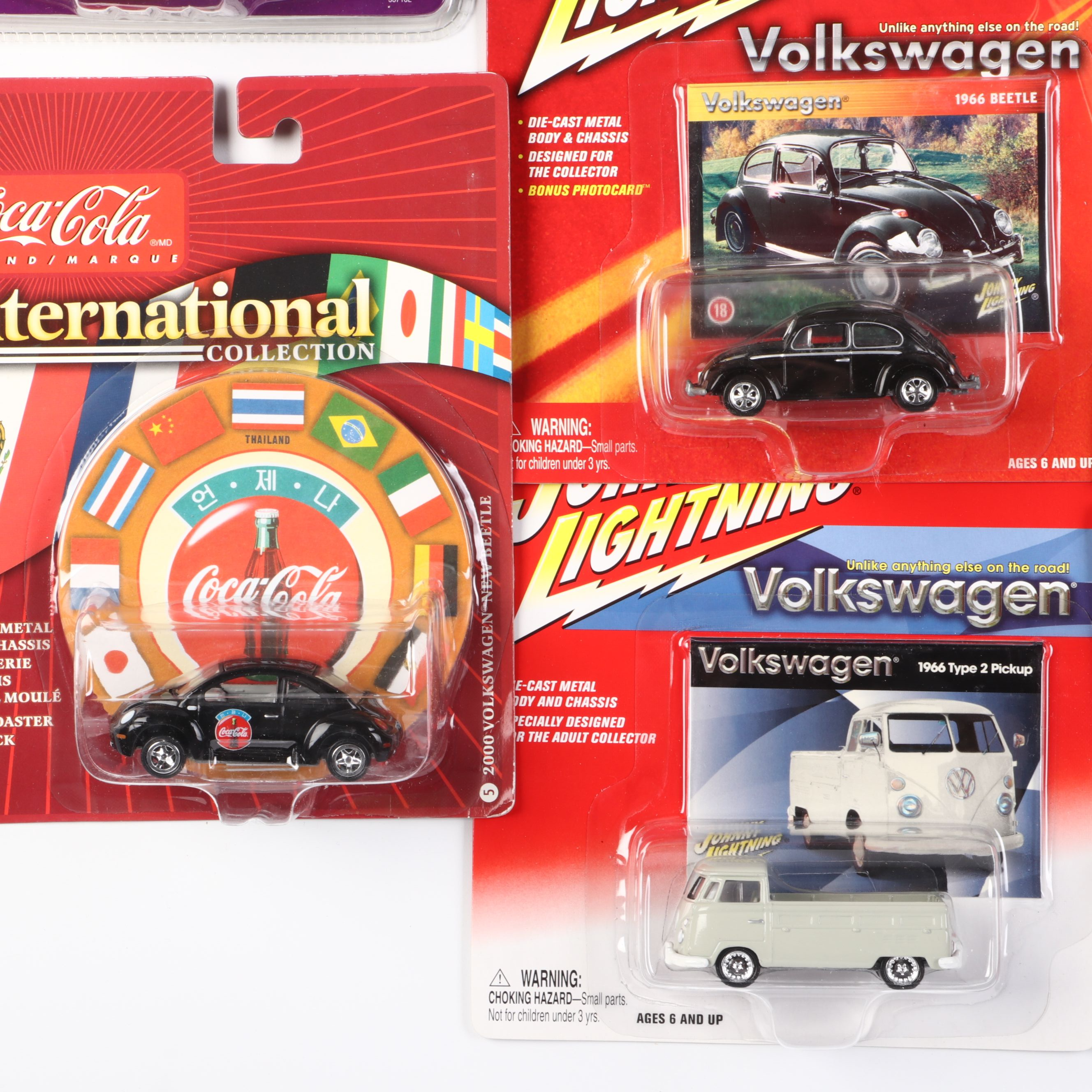 Johnny Lightning Volkswagen 1964 21 Window Samba Bus and Other Diecast Toy Cars