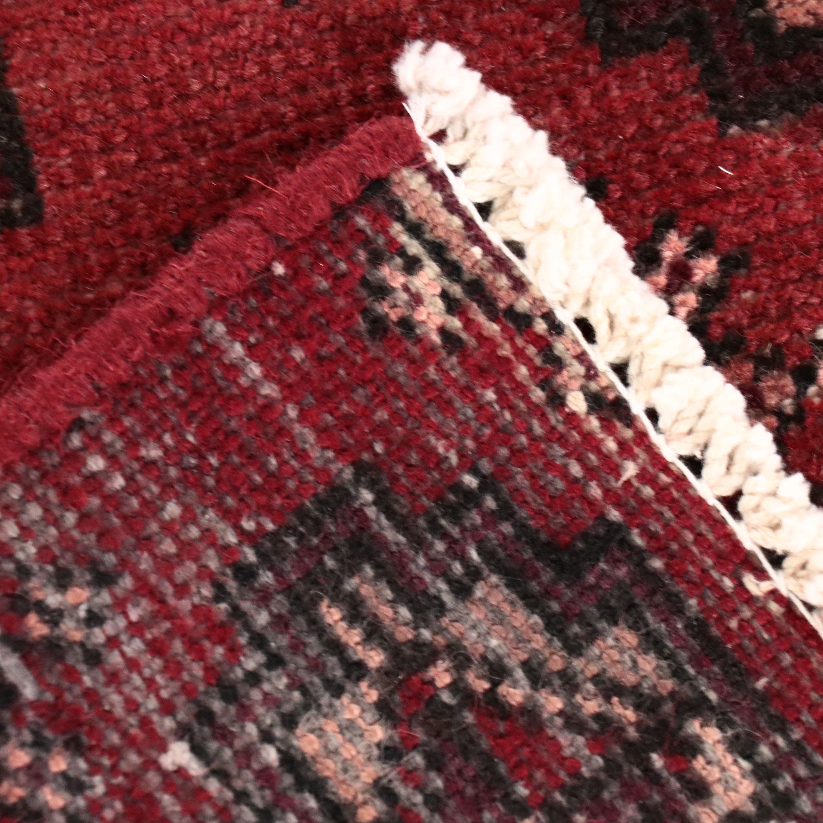 3'6 x 8'5 Hand-Knotted Pakistani Bokhara Area Rug