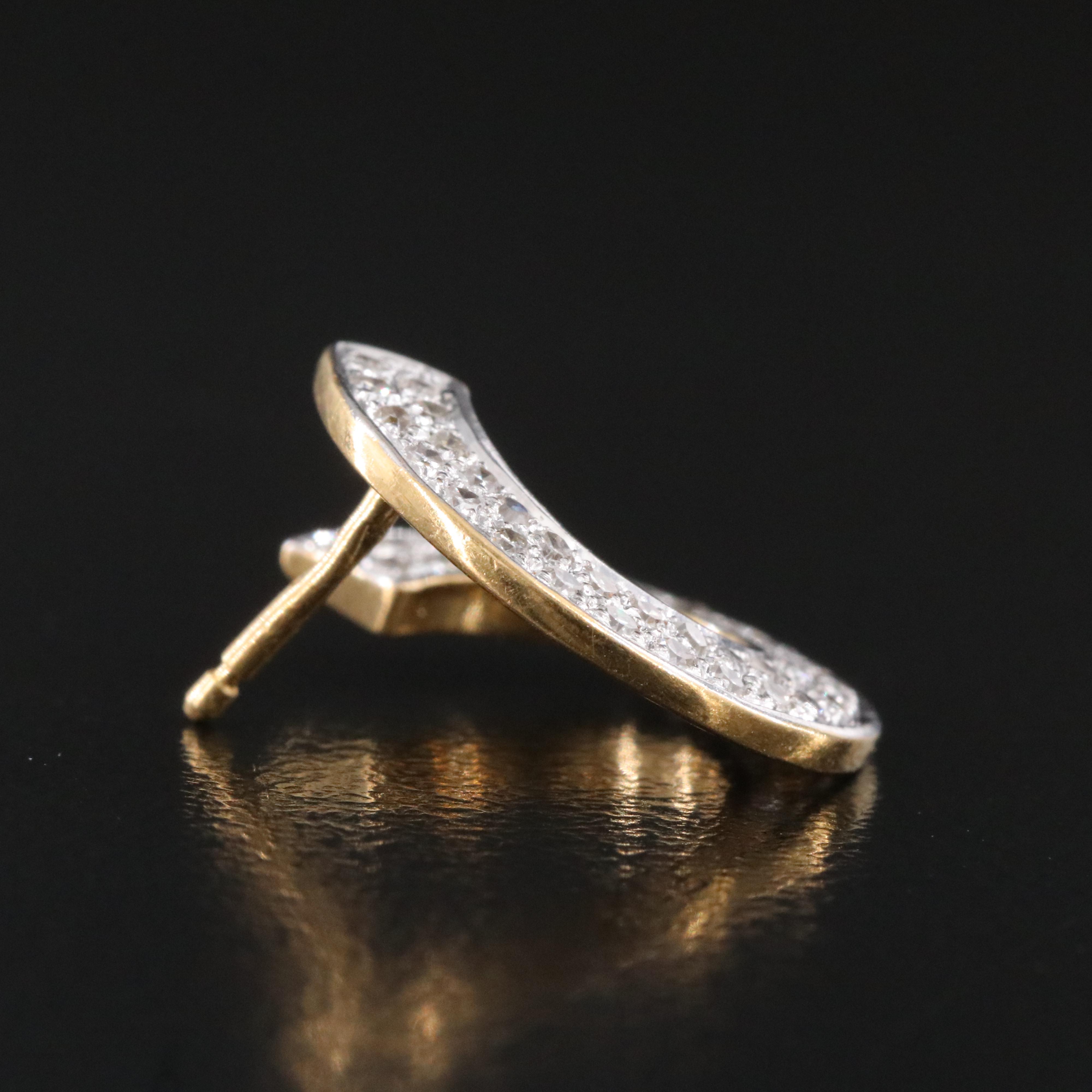 18K 0.52 CTW Diamond Earrings