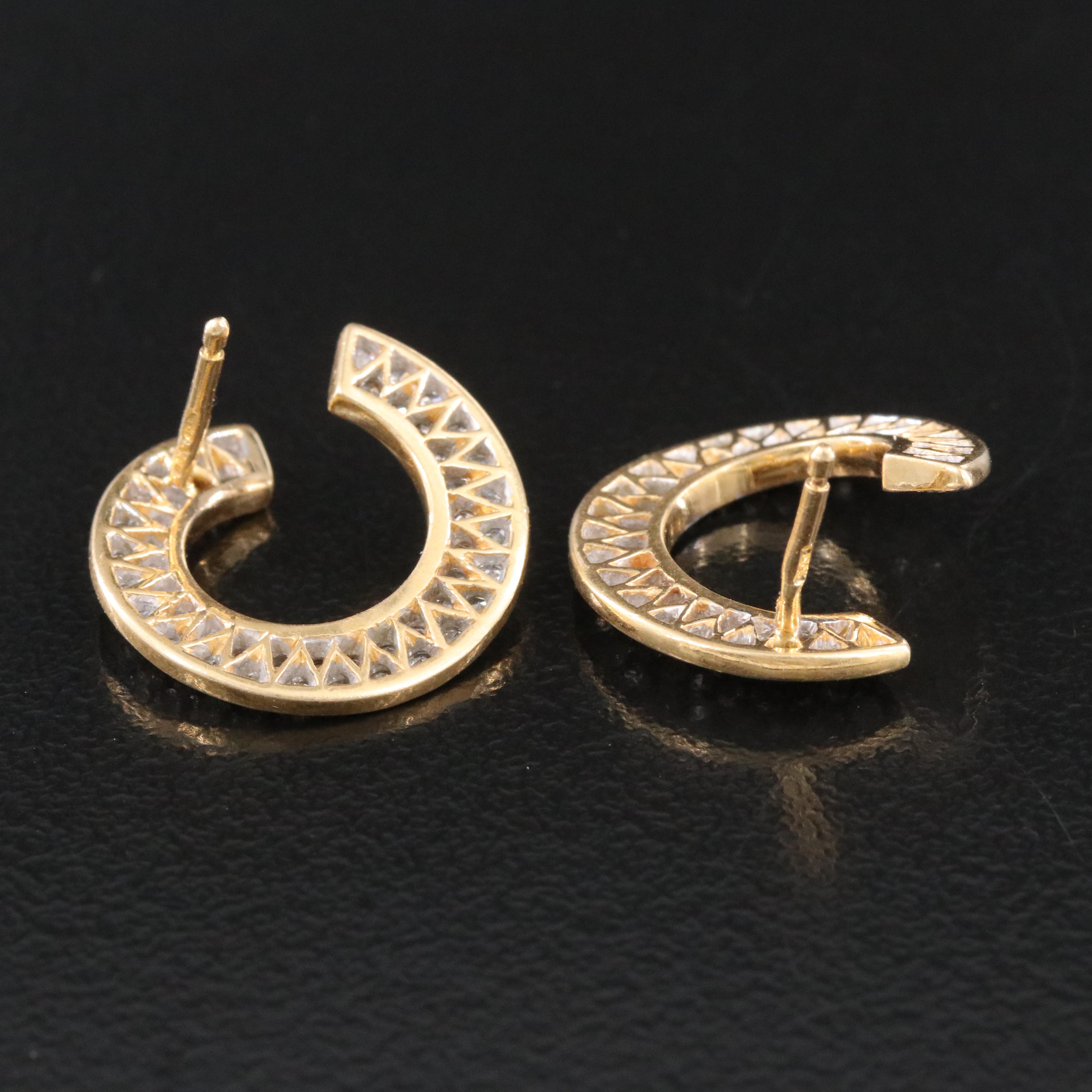 18K 0.52 CTW Diamond Earrings