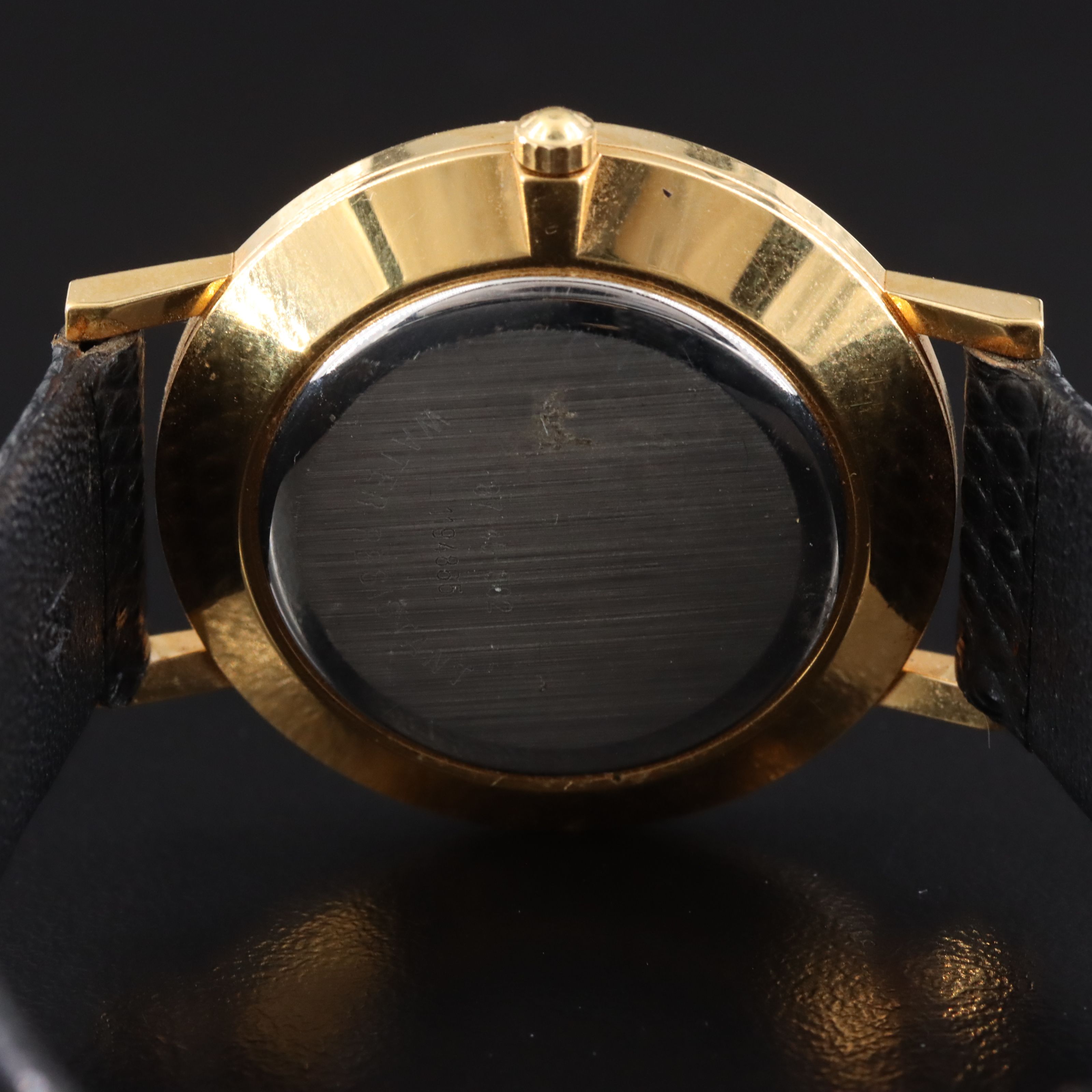 Movado Museum Black Dial Quartz Watch #1194865
