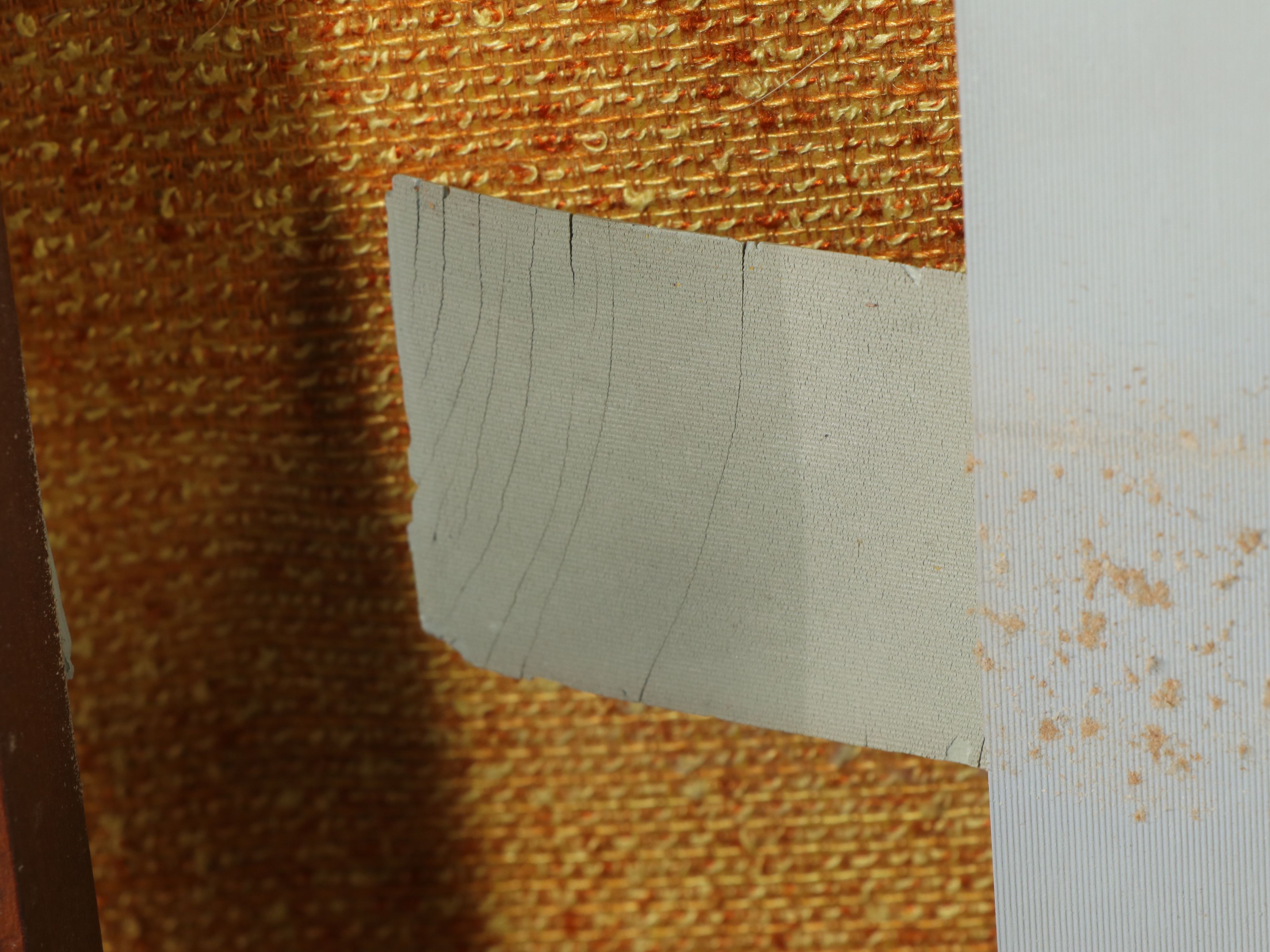 Mid Century Modern Walnut Lounge Chair with Bargello Throw Pillow