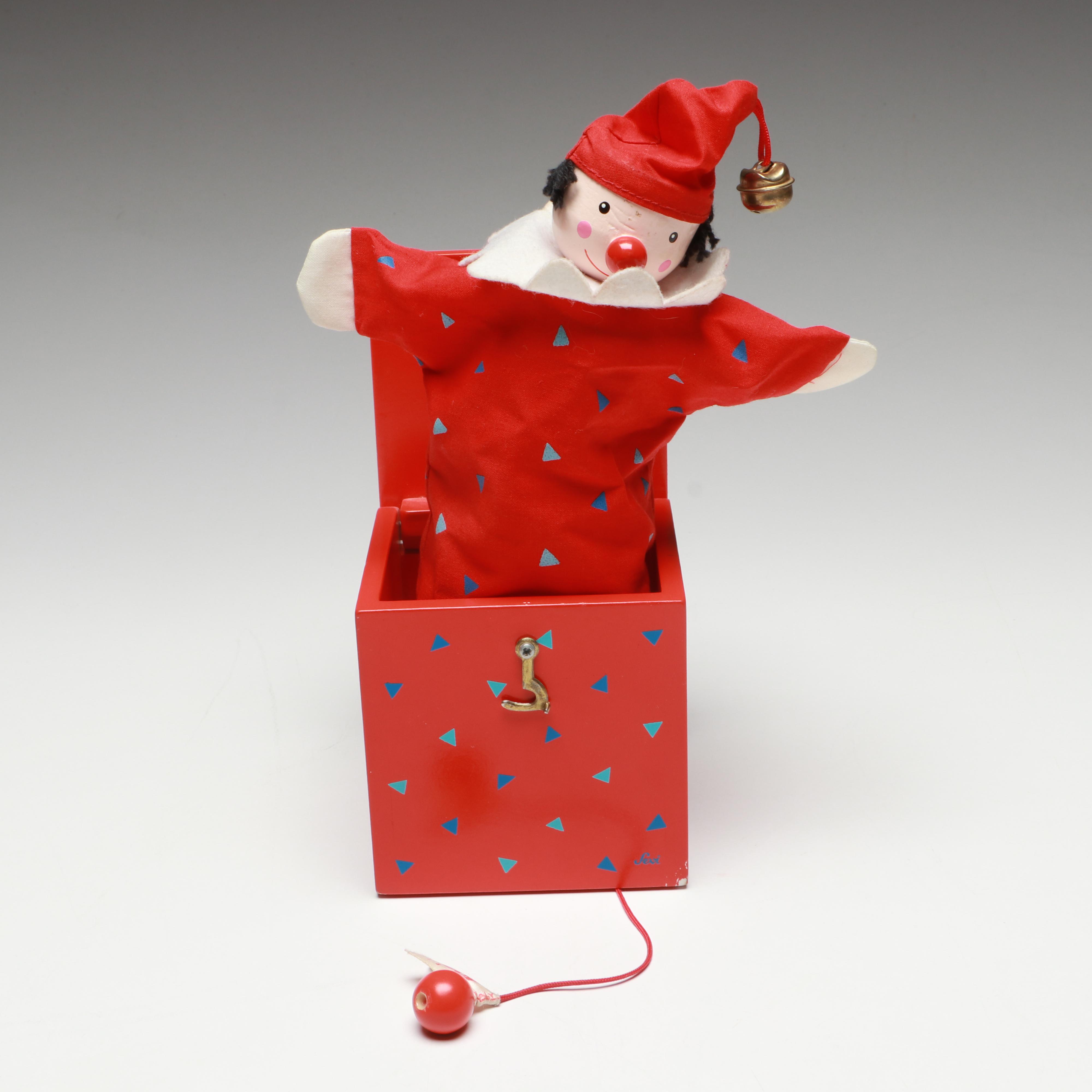 Italian Sevi Jack-in-the-Box and Stained Glass Kaleidoscope