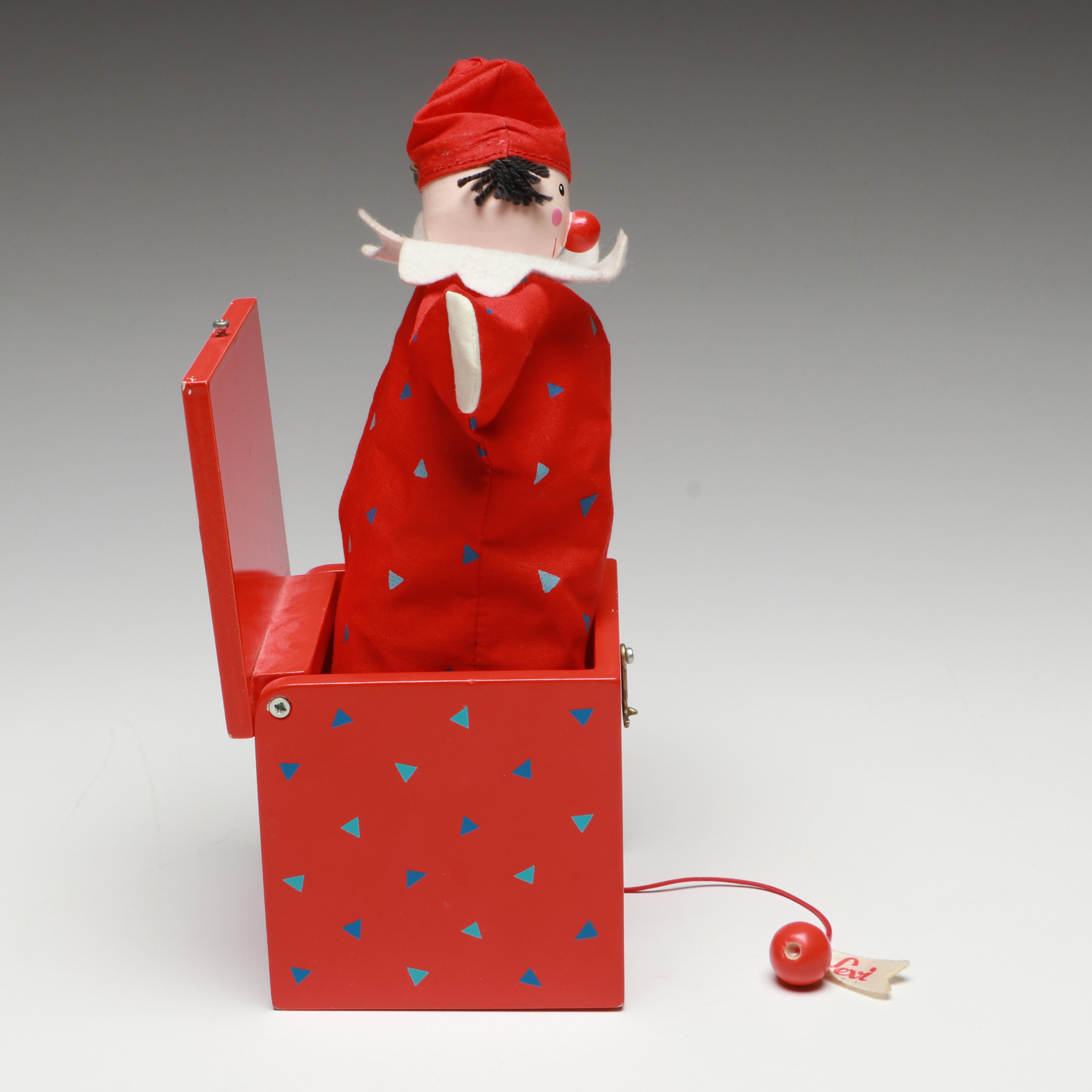 Italian Sevi Jack-in-the-Box and Stained Glass Kaleidoscope