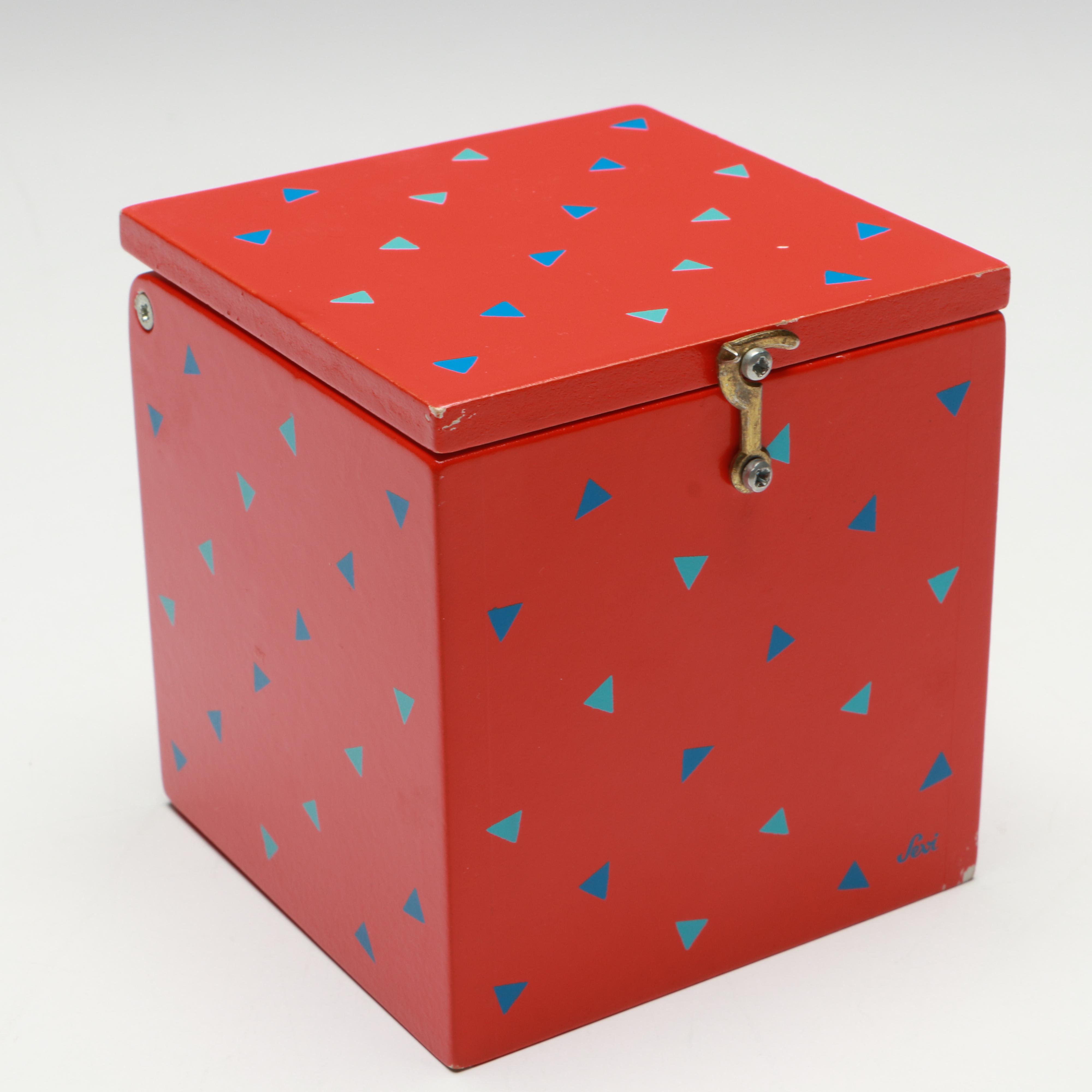 Italian Sevi Jack-in-the-Box and Stained Glass Kaleidoscope