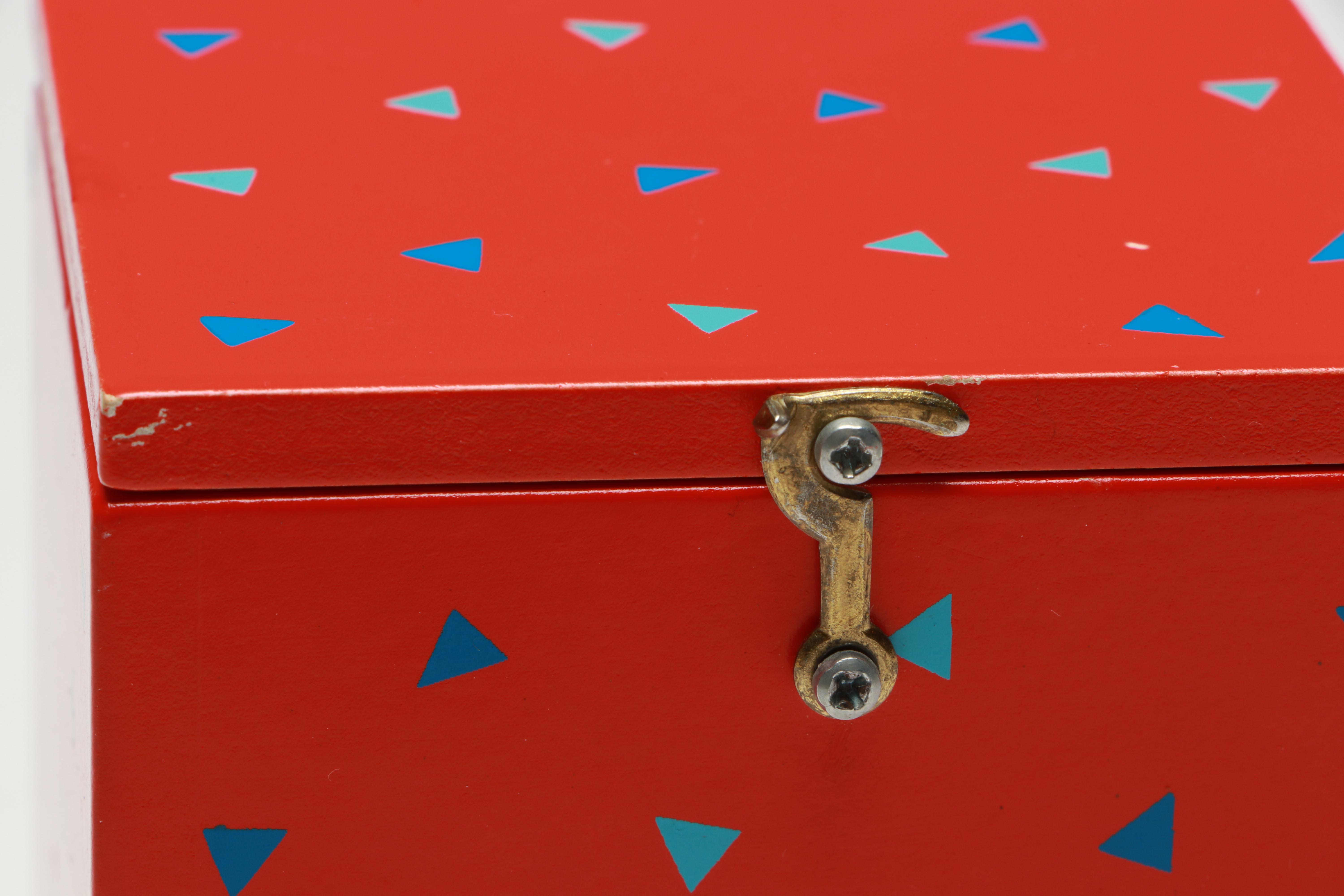 Italian Sevi Jack-in-the-Box and Stained Glass Kaleidoscope