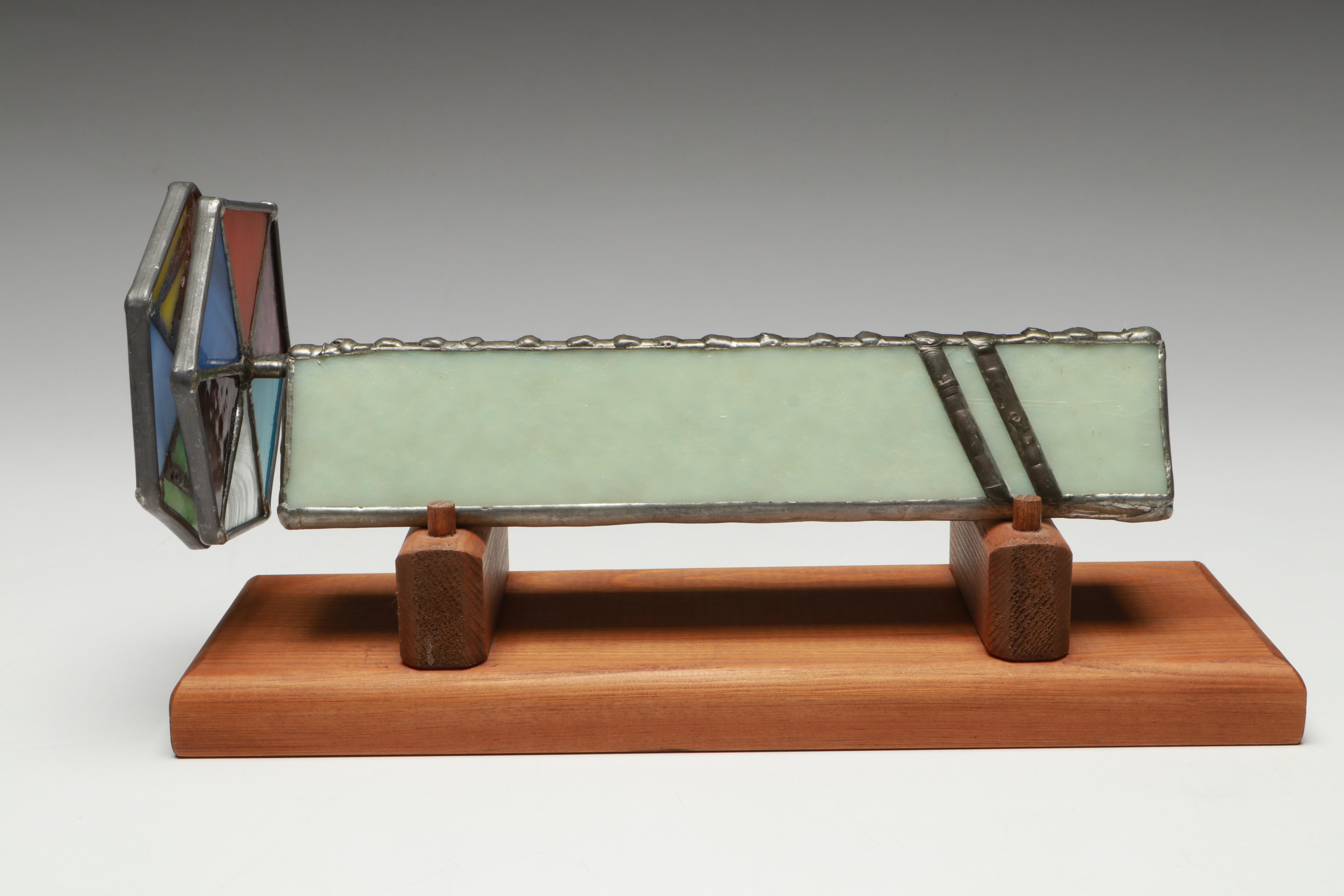 Italian Sevi Jack-in-the-Box and Stained Glass Kaleidoscope