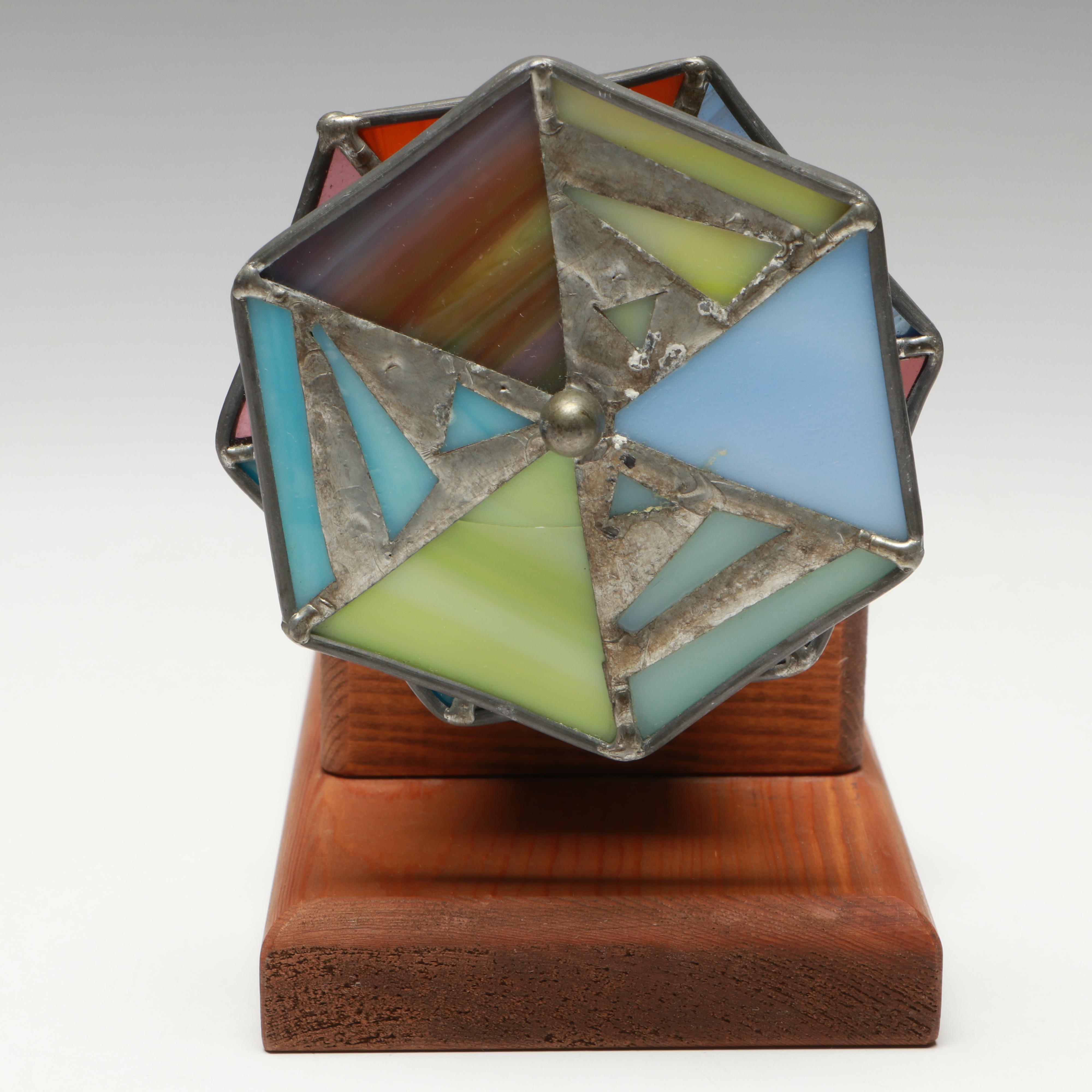 Italian Sevi Jack-in-the-Box and Stained Glass Kaleidoscope