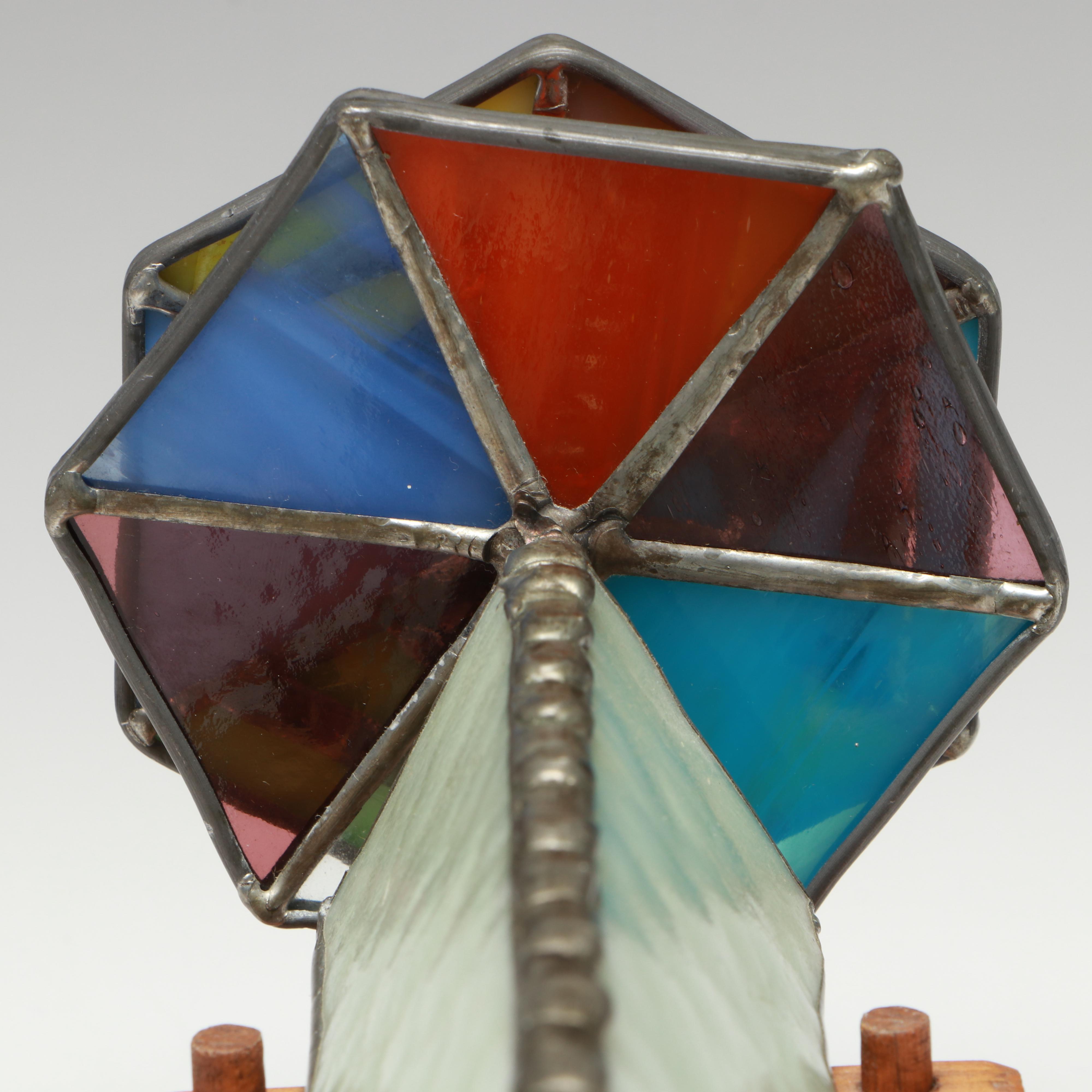 Italian Sevi Jack-in-the-Box and Stained Glass Kaleidoscope