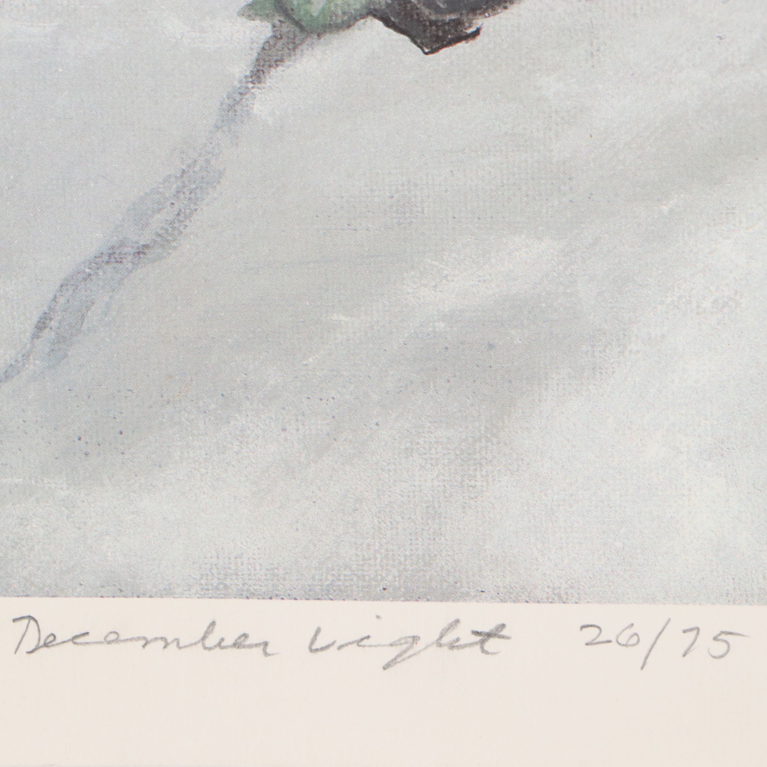 Robert Fabe Offset Lithograph "December Light," Late 20th Century