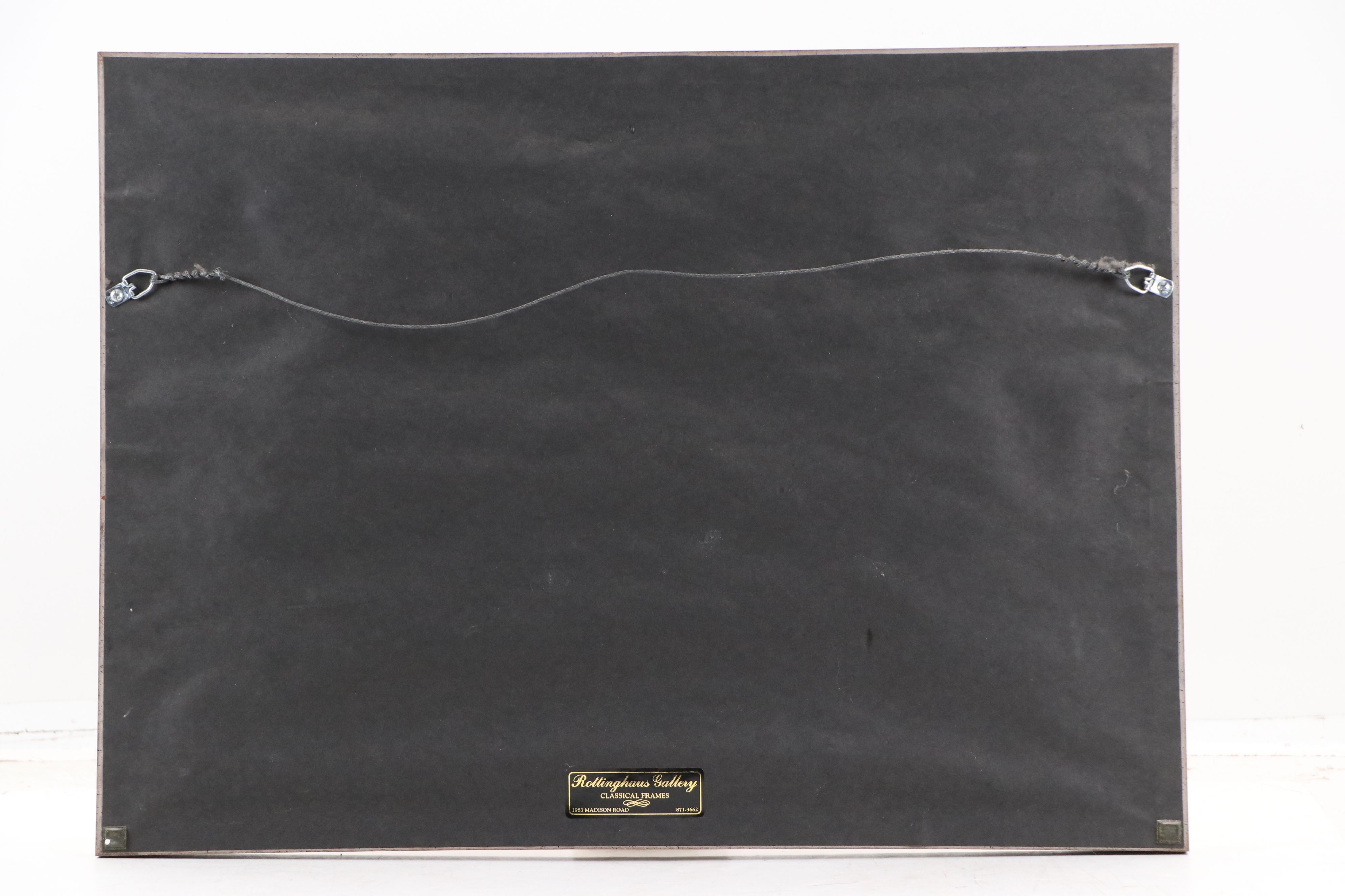 Robert Fabe Watercolor Painting of Lonely Winter House, Mid to Late 20th Century