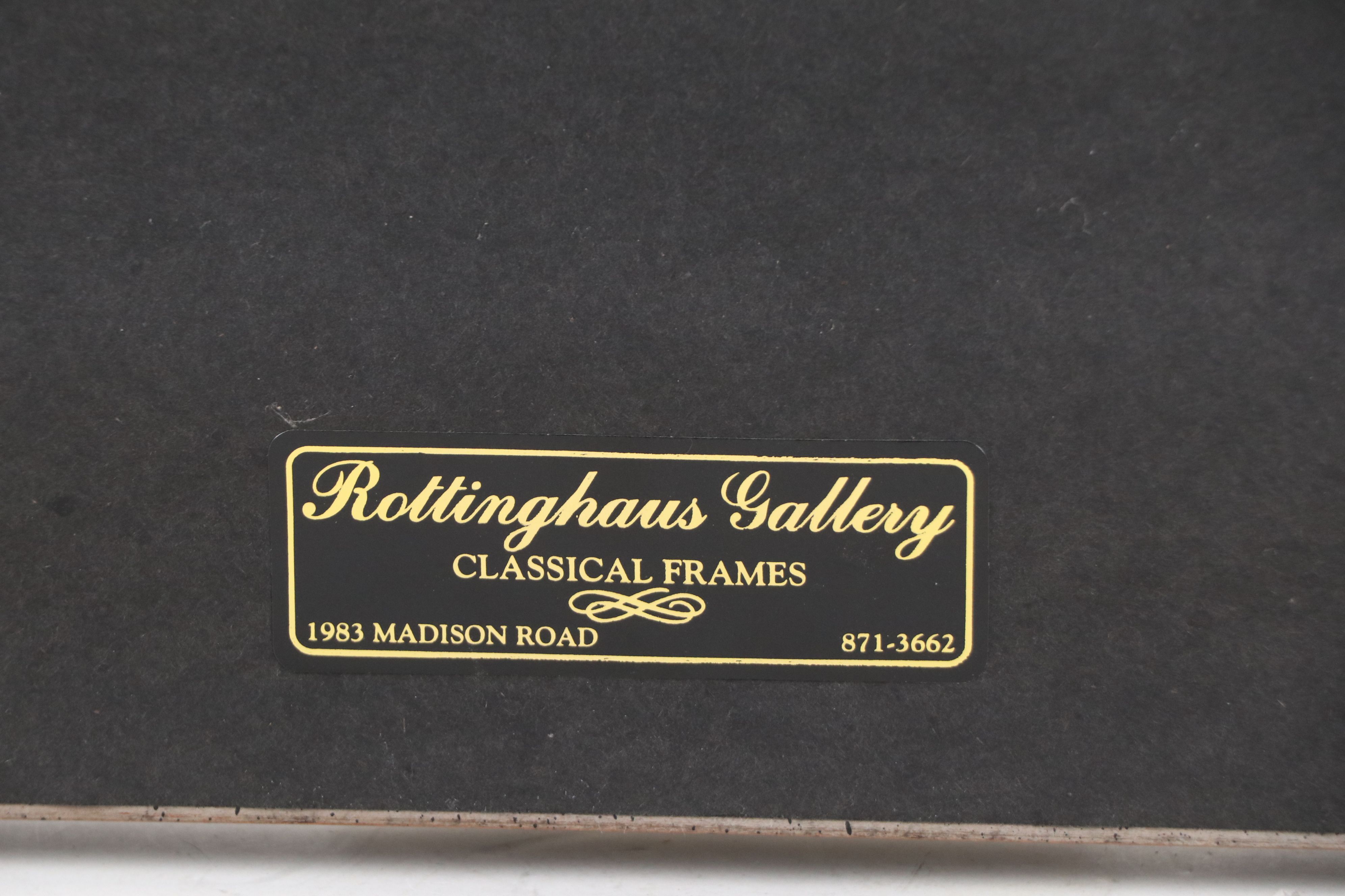 Robert Fabe Watercolor Painting of Lonely Winter House, Mid to Late 20th Century