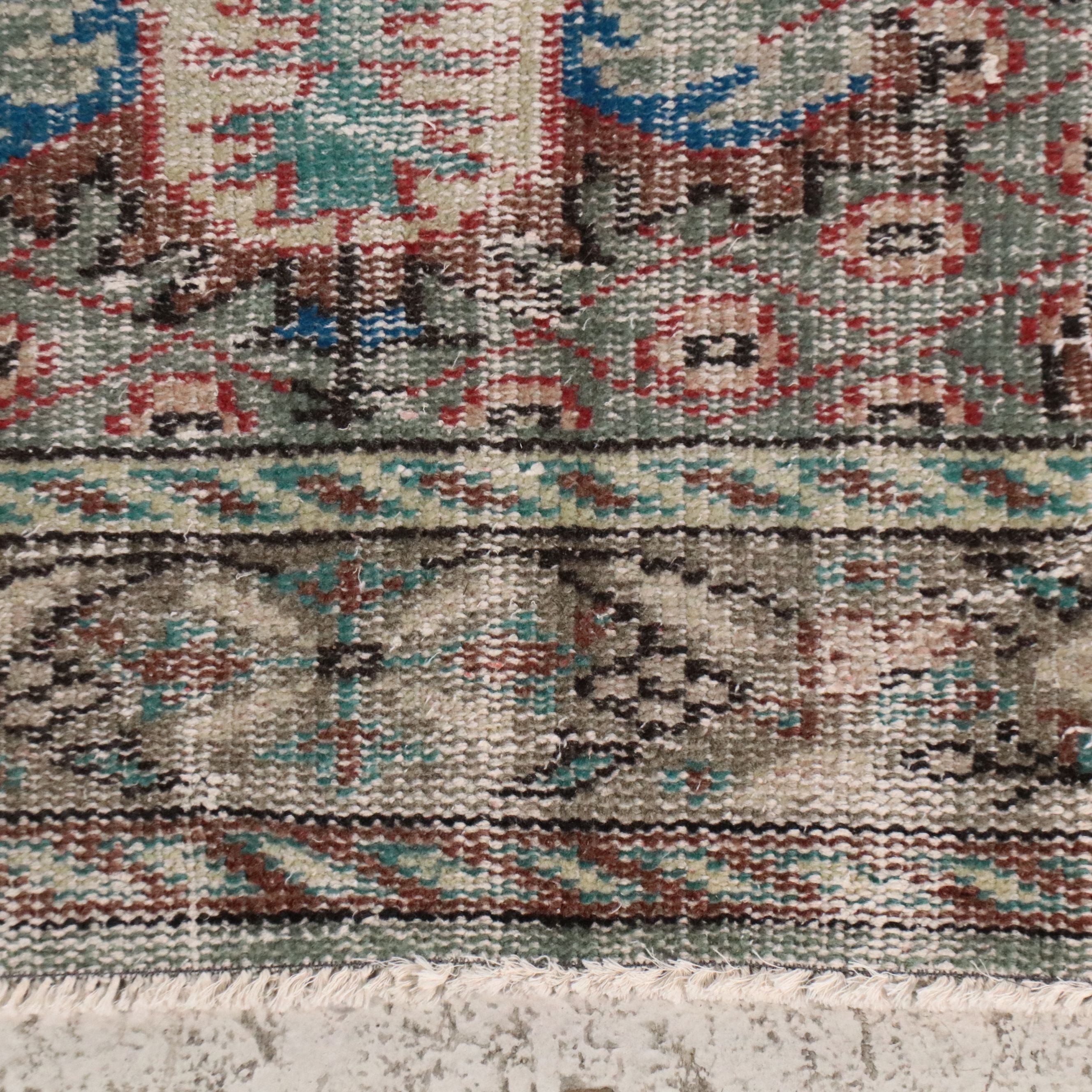 5'1 x 7'8 Hand-Knotted Turkish Oushak Area Rug