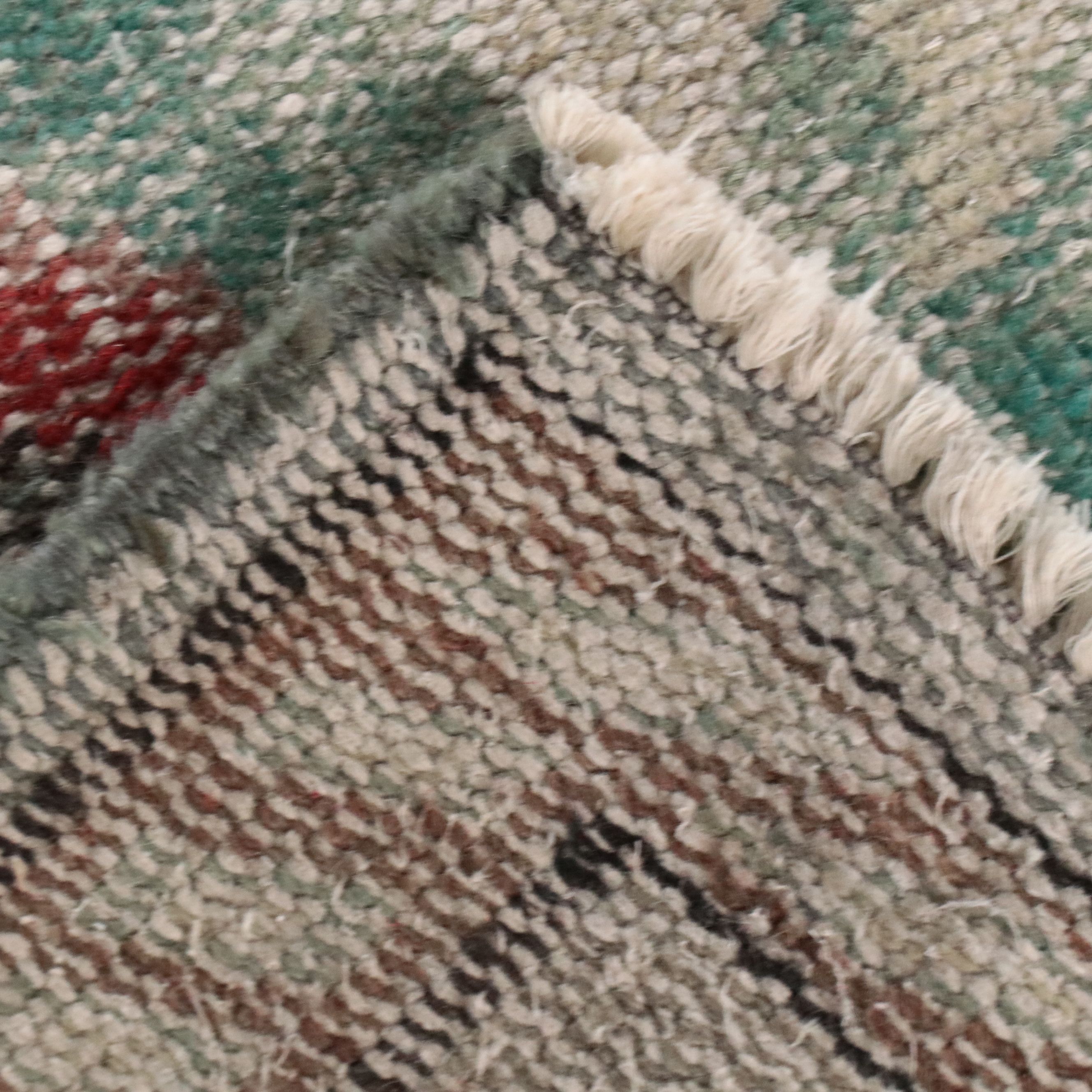 5'1 x 7'8 Hand-Knotted Turkish Oushak Area Rug