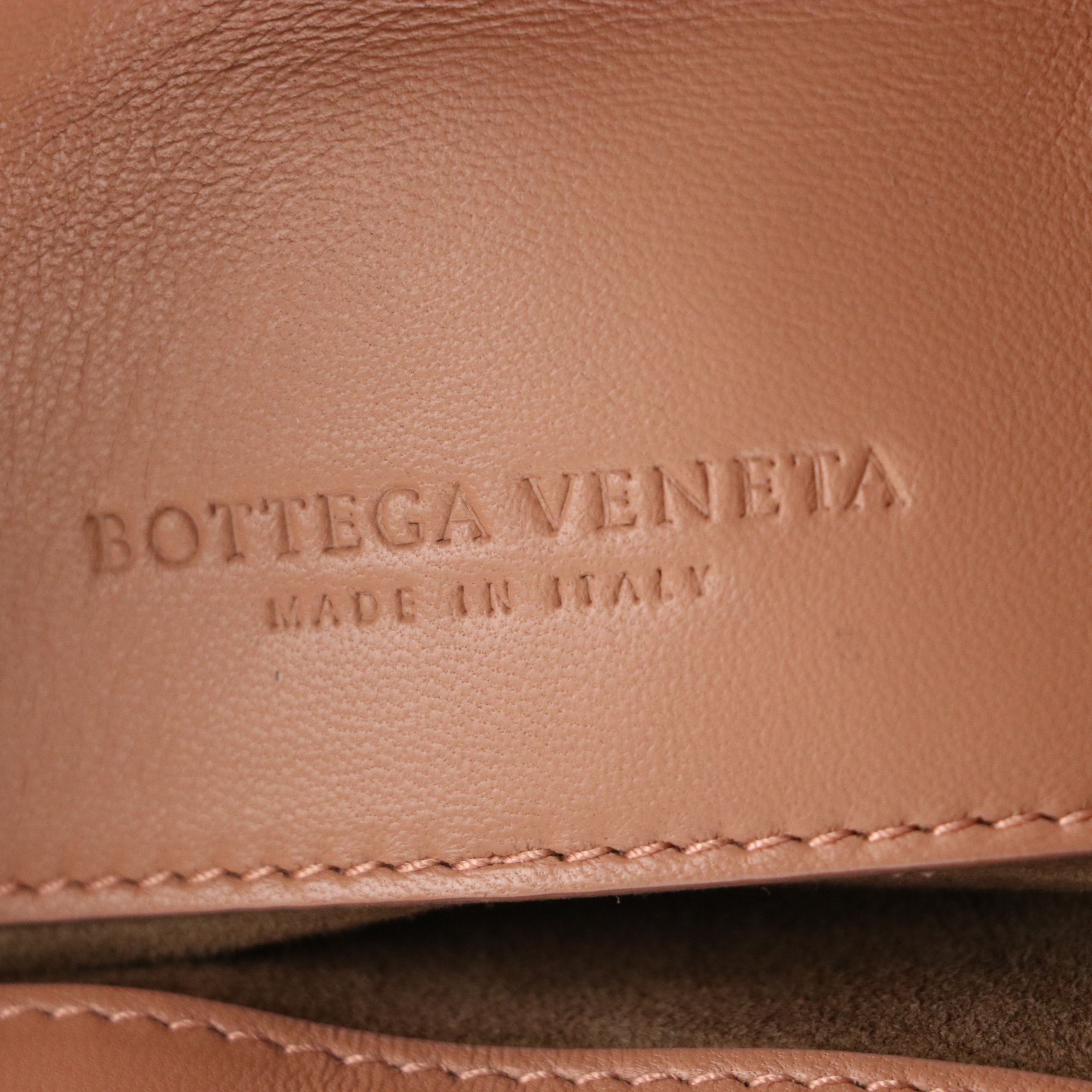 Bottega Veneta Piazza Top Handle Two-Way Bag in Tricolor Calfskin Leather