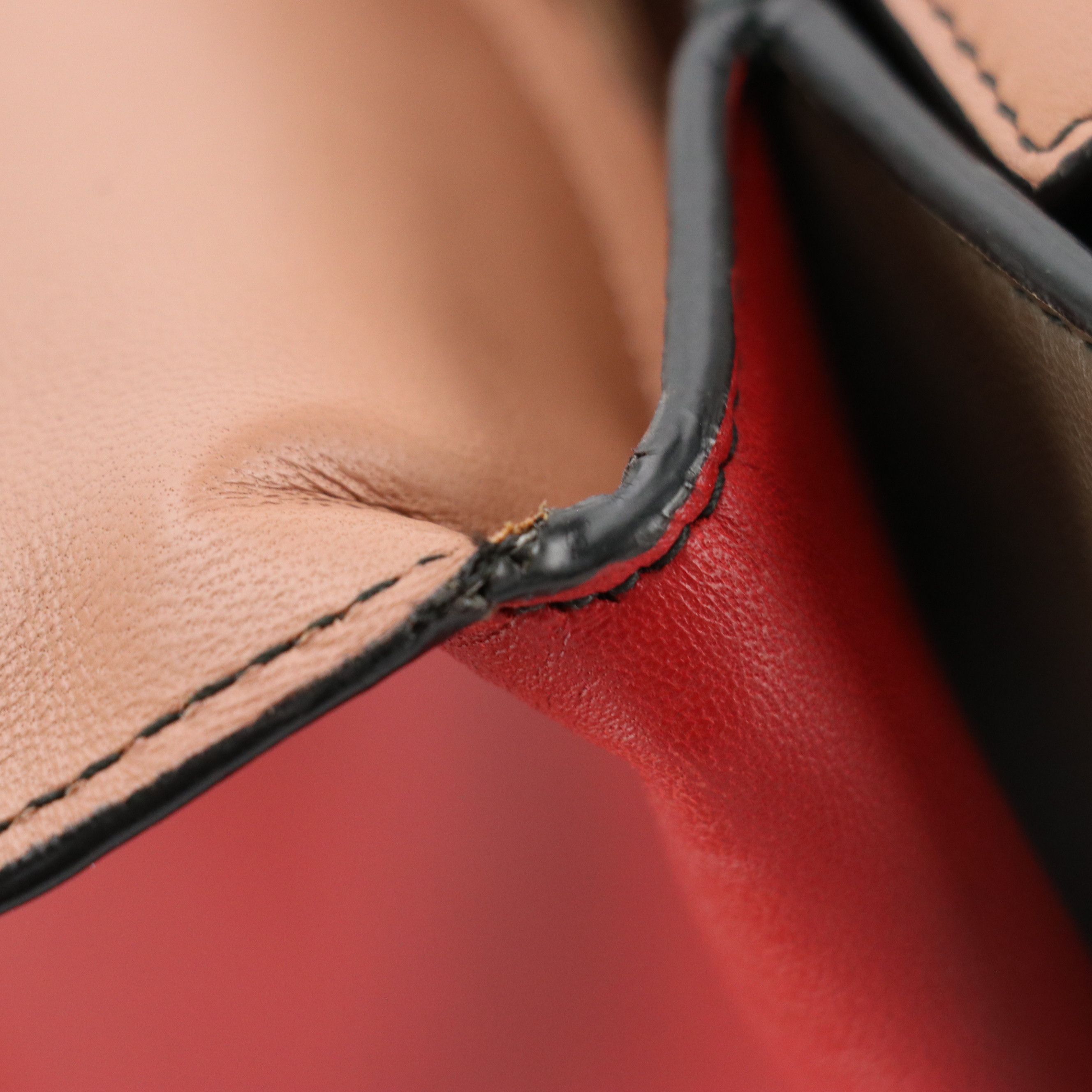 Bottega Veneta Piazza Top Handle Two-Way Bag in Tricolor Calfskin Leather