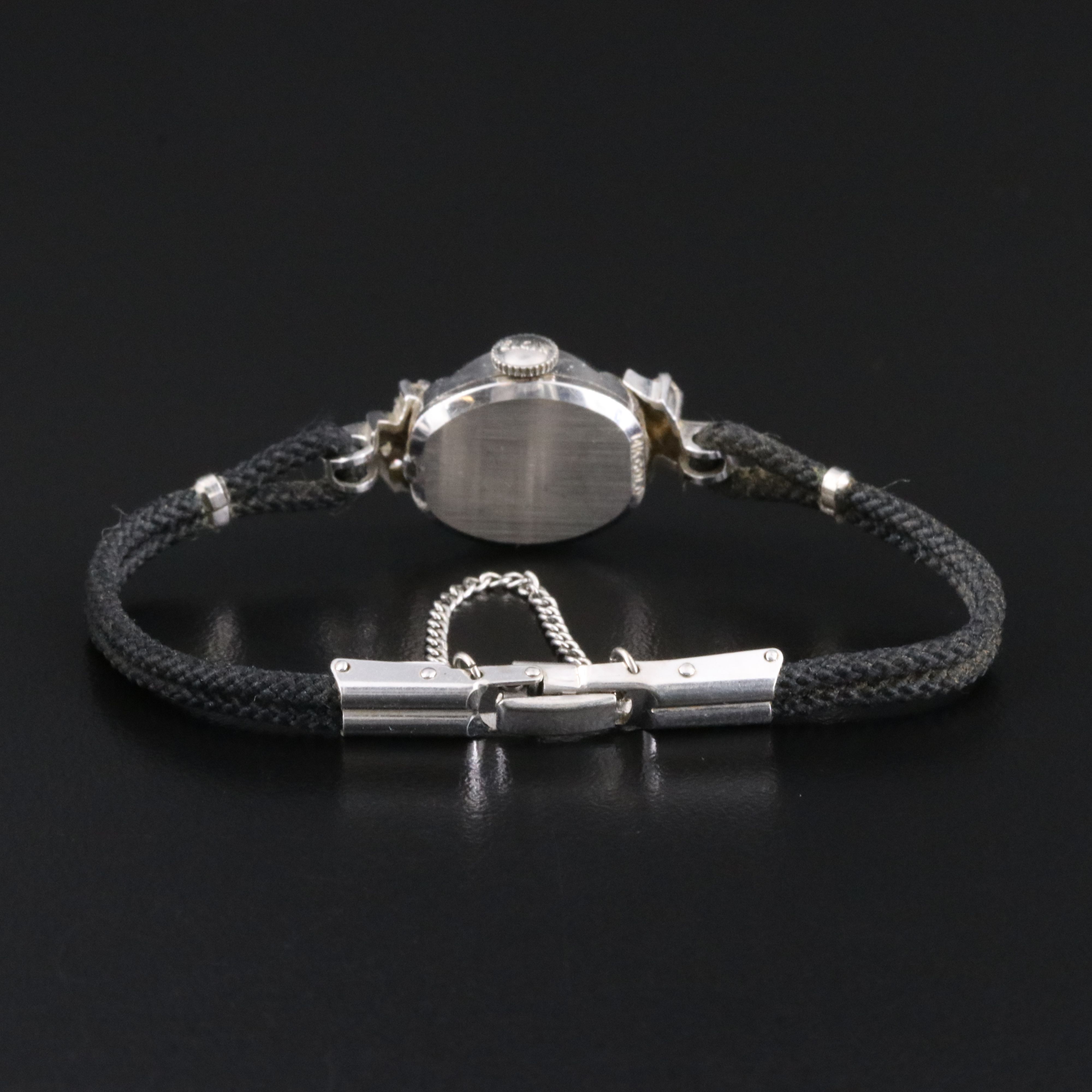 Vintage Elgin 14K Diamond Stem Wind Watch