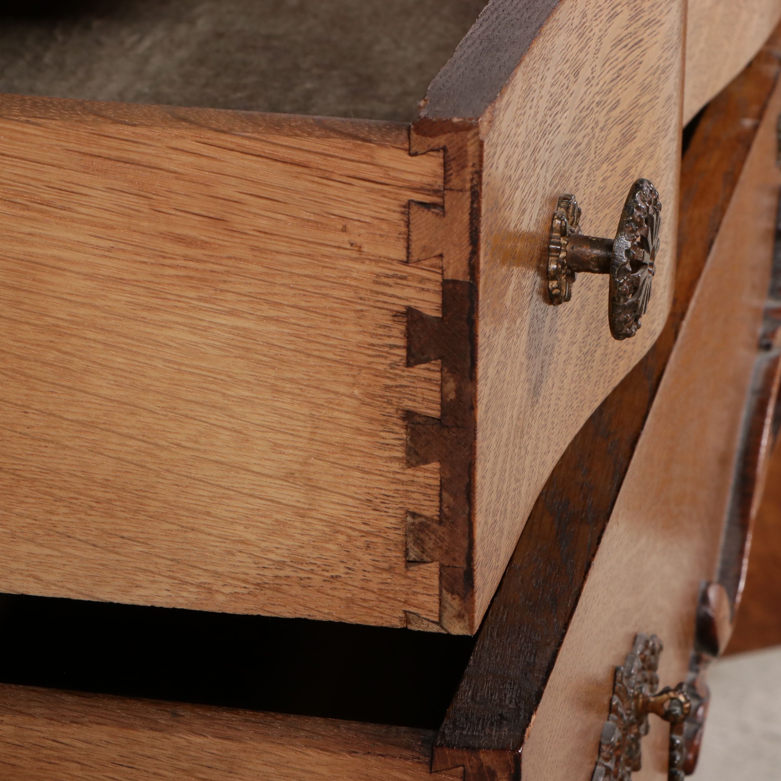 Late Victorian Oak Buffet, Late 19th/Early 20th Century