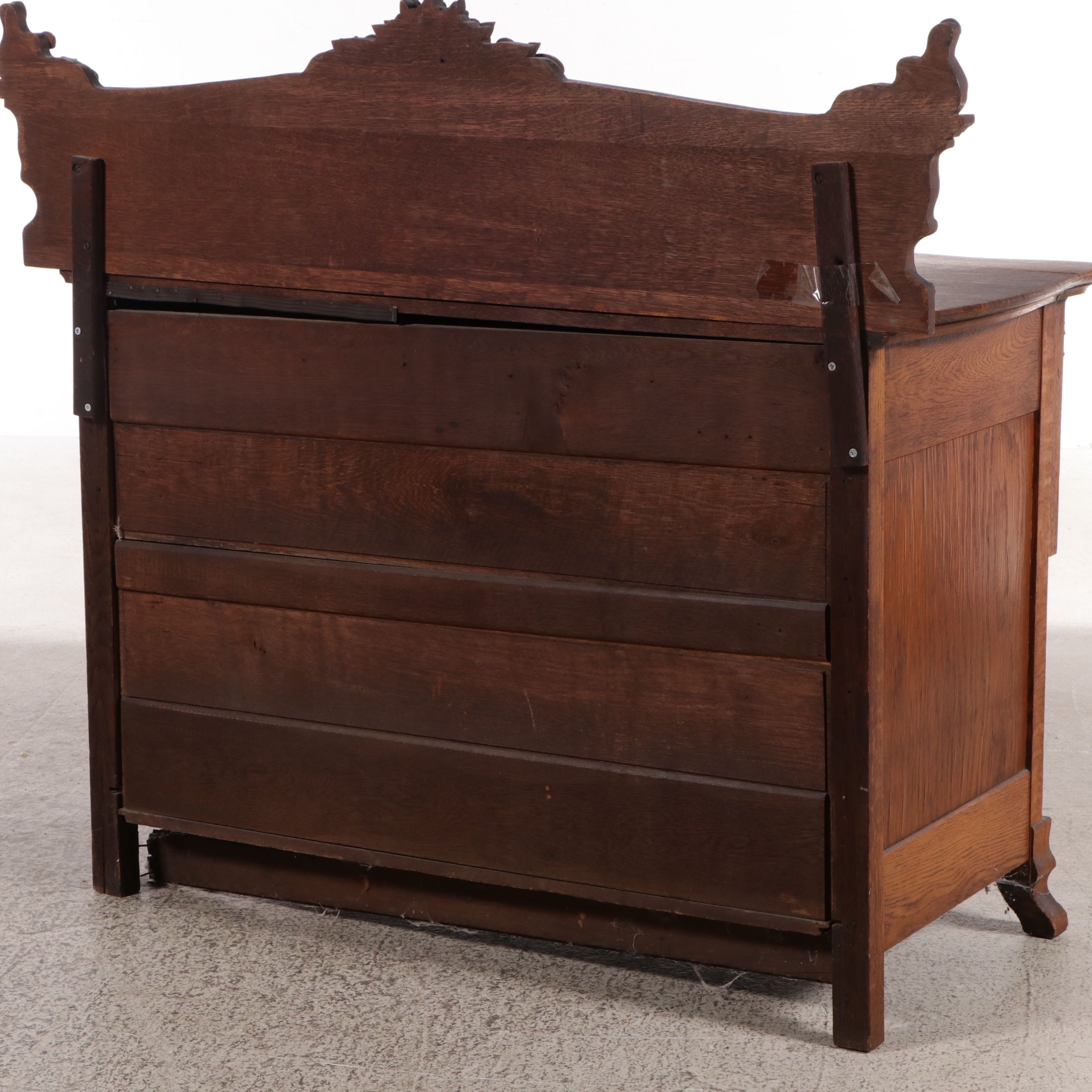 Late Victorian Oak Buffet, Late 19th/Early 20th Century