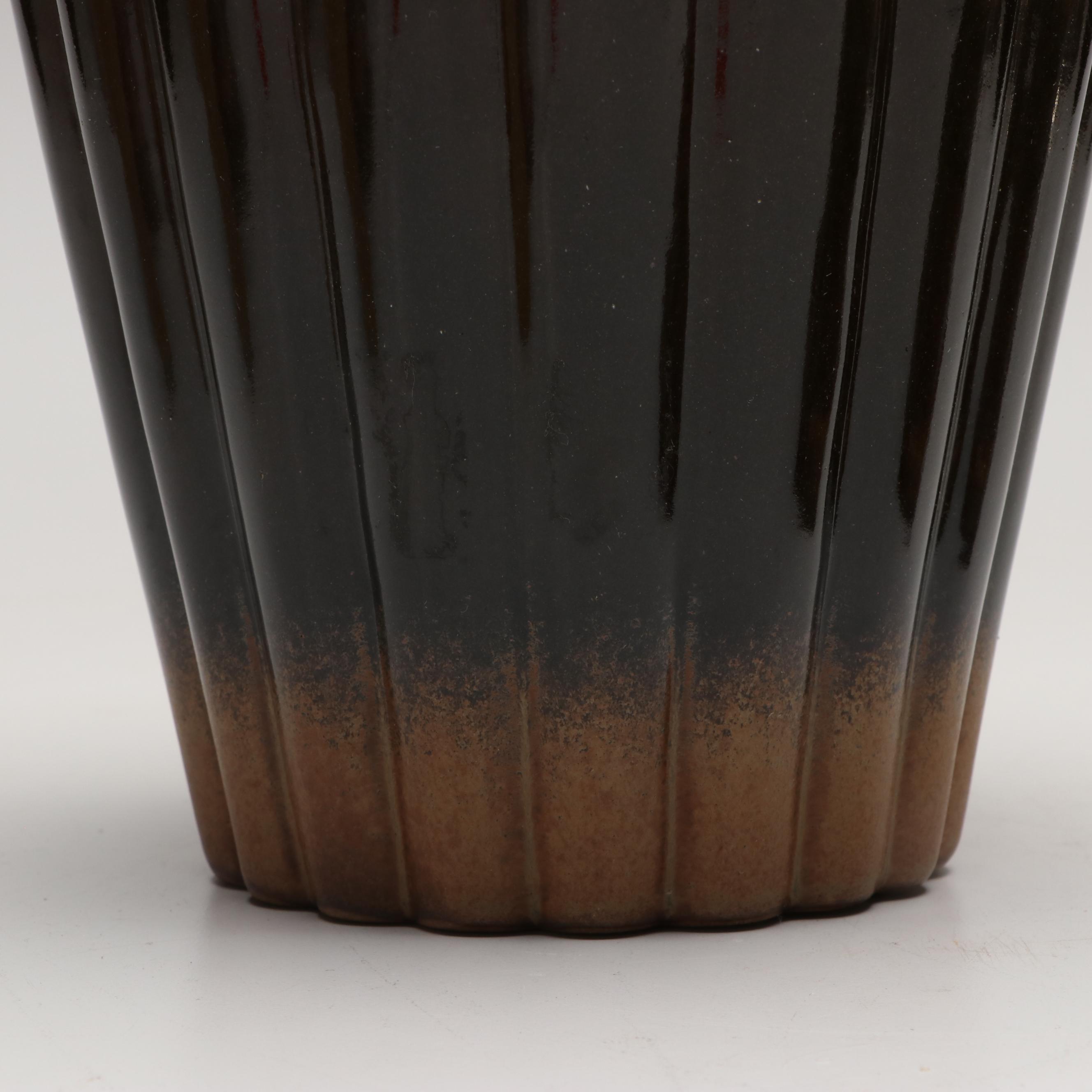 McCoy Pottery Wishing Well and Pottery Craft Vase, Mid to Late 20th Century