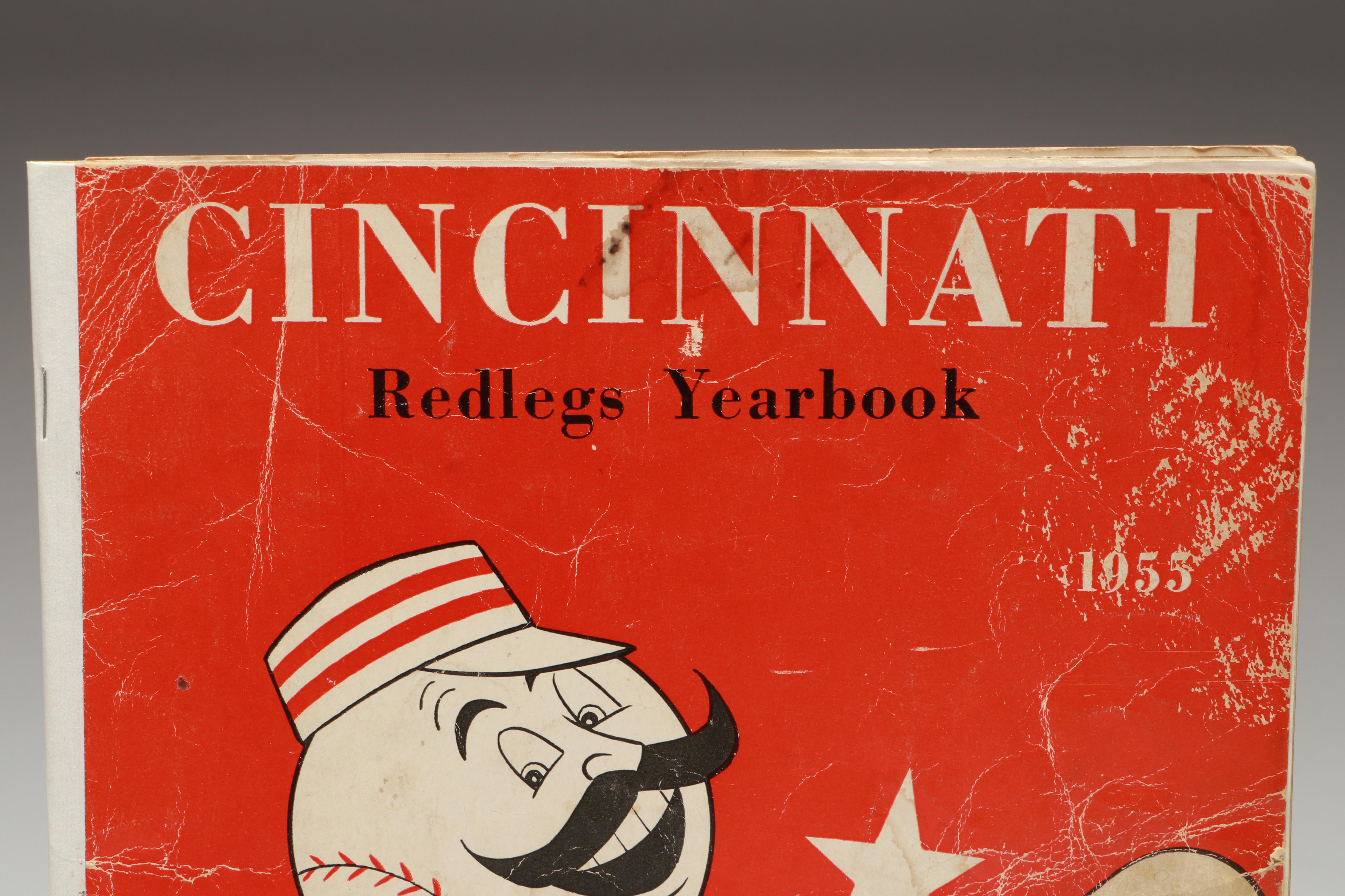 1954 and 1955 Cincinnati Reds Yearbooks