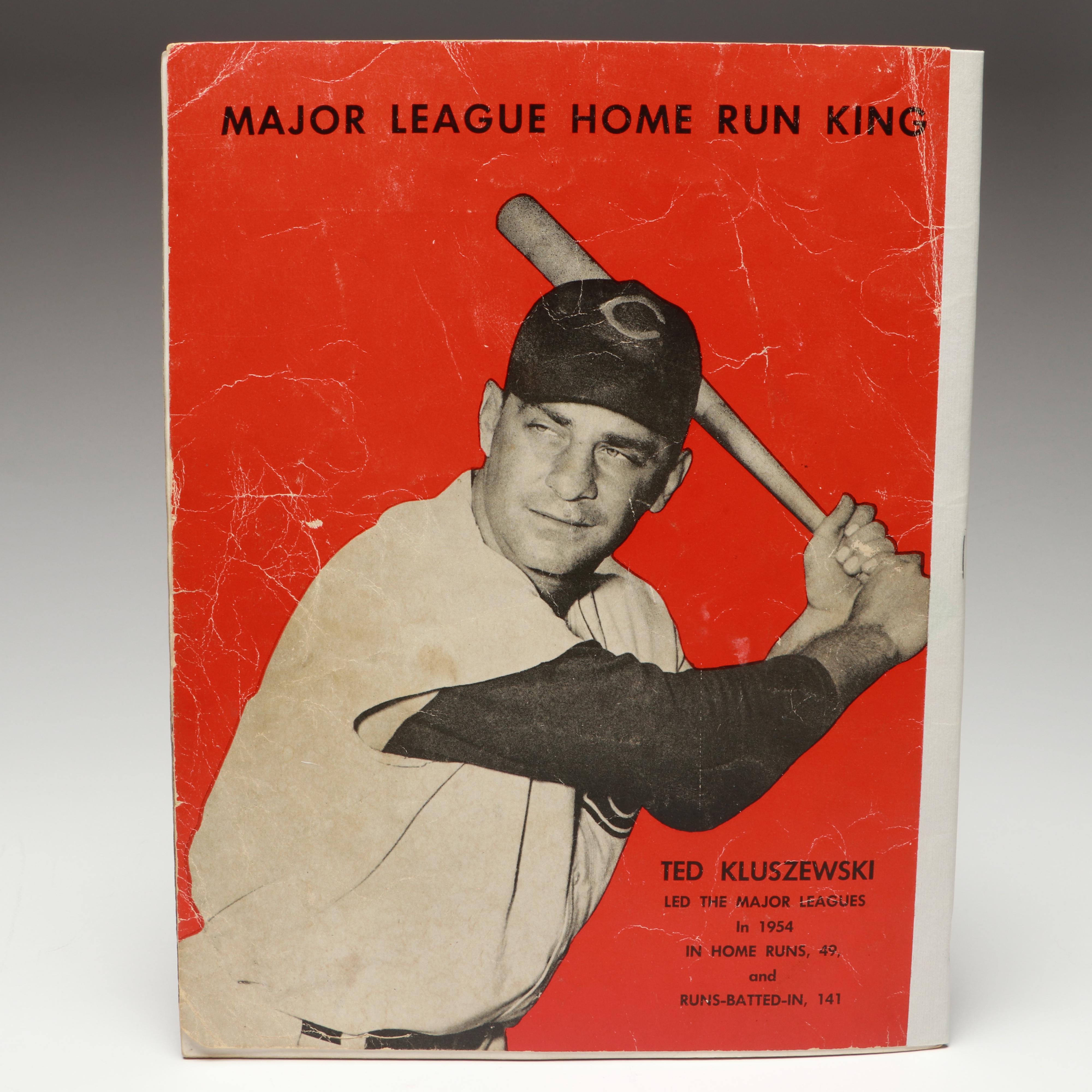 1954 and 1955 Cincinnati Reds Yearbooks