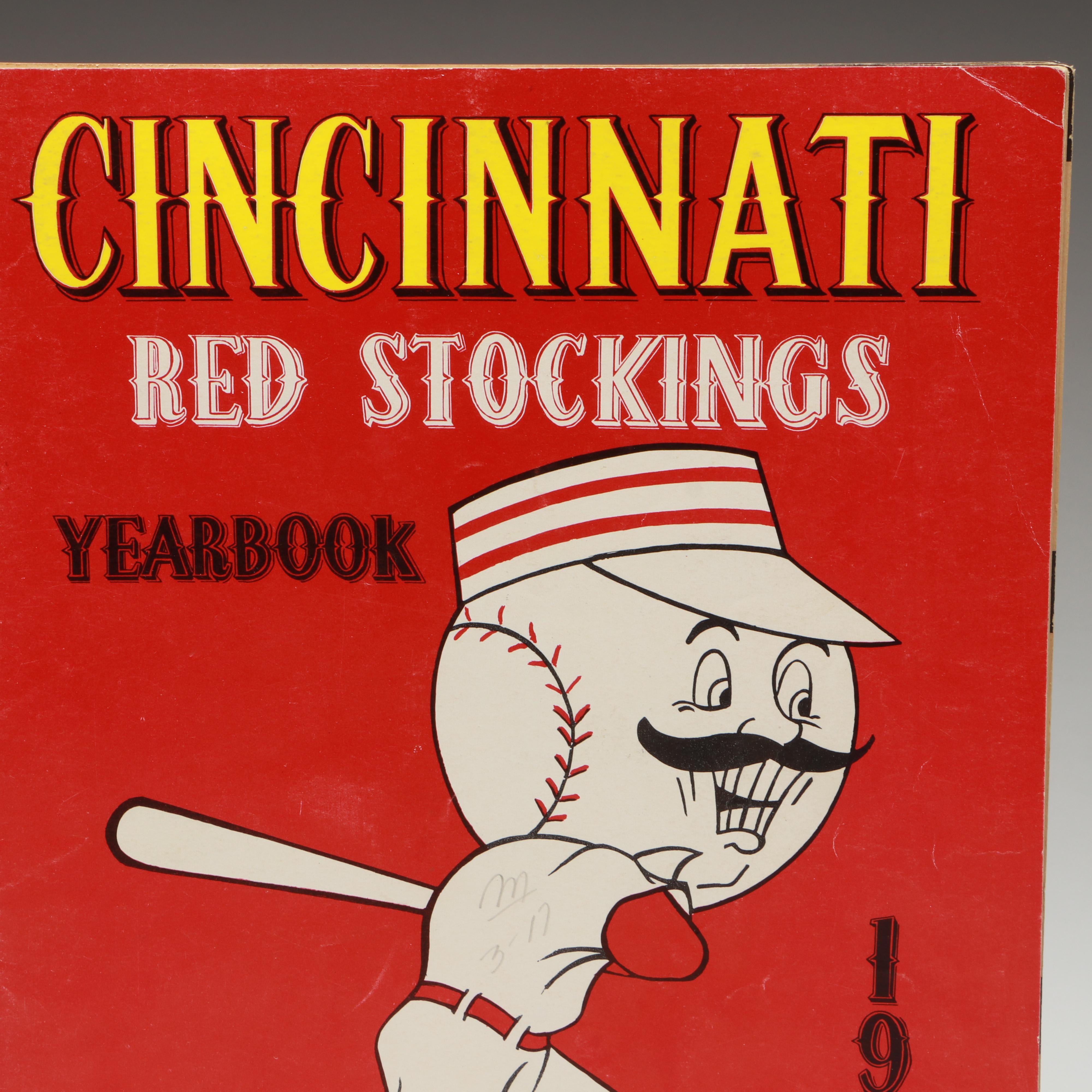 1954 and 1955 Cincinnati Reds Yearbooks