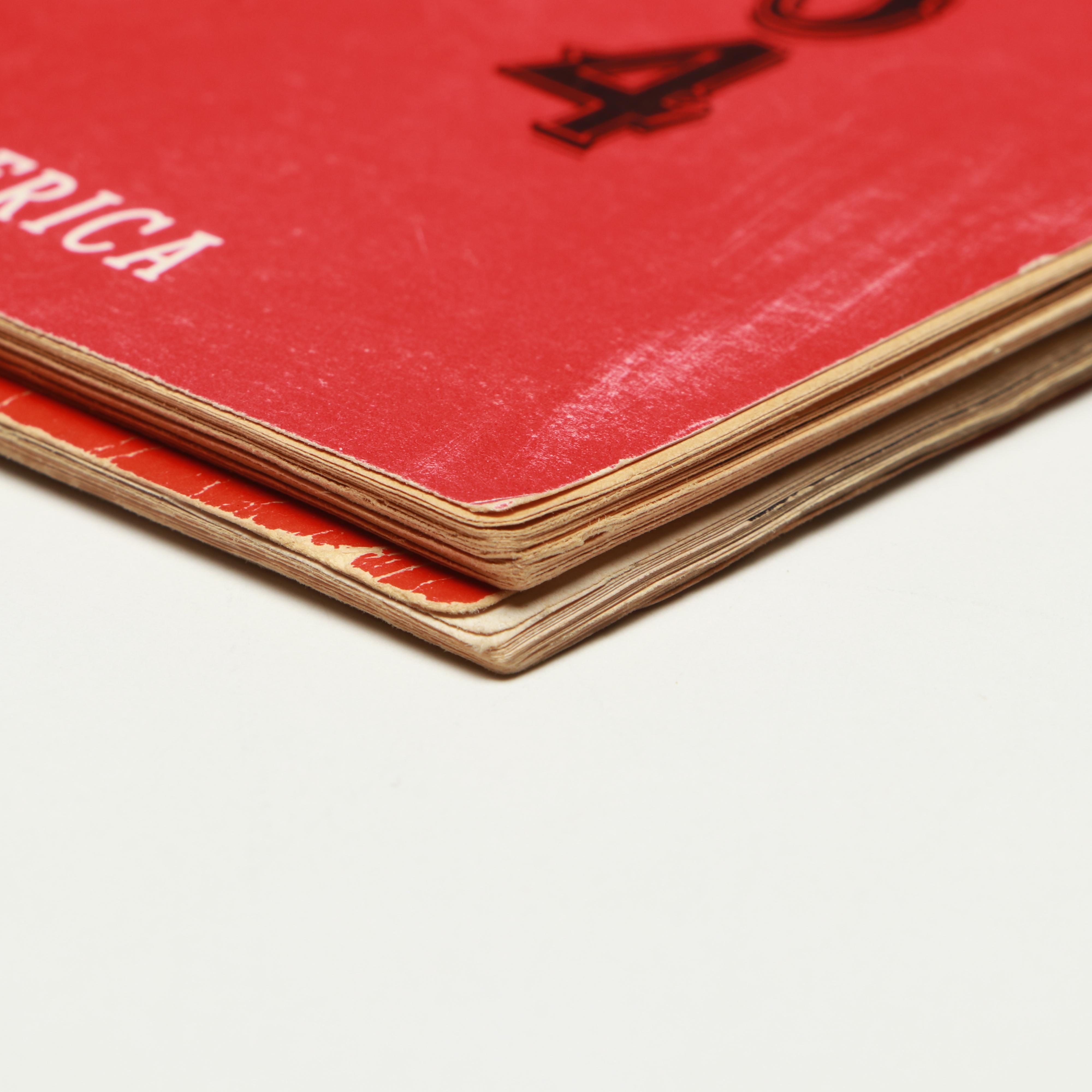 1954 and 1955 Cincinnati Reds Yearbooks