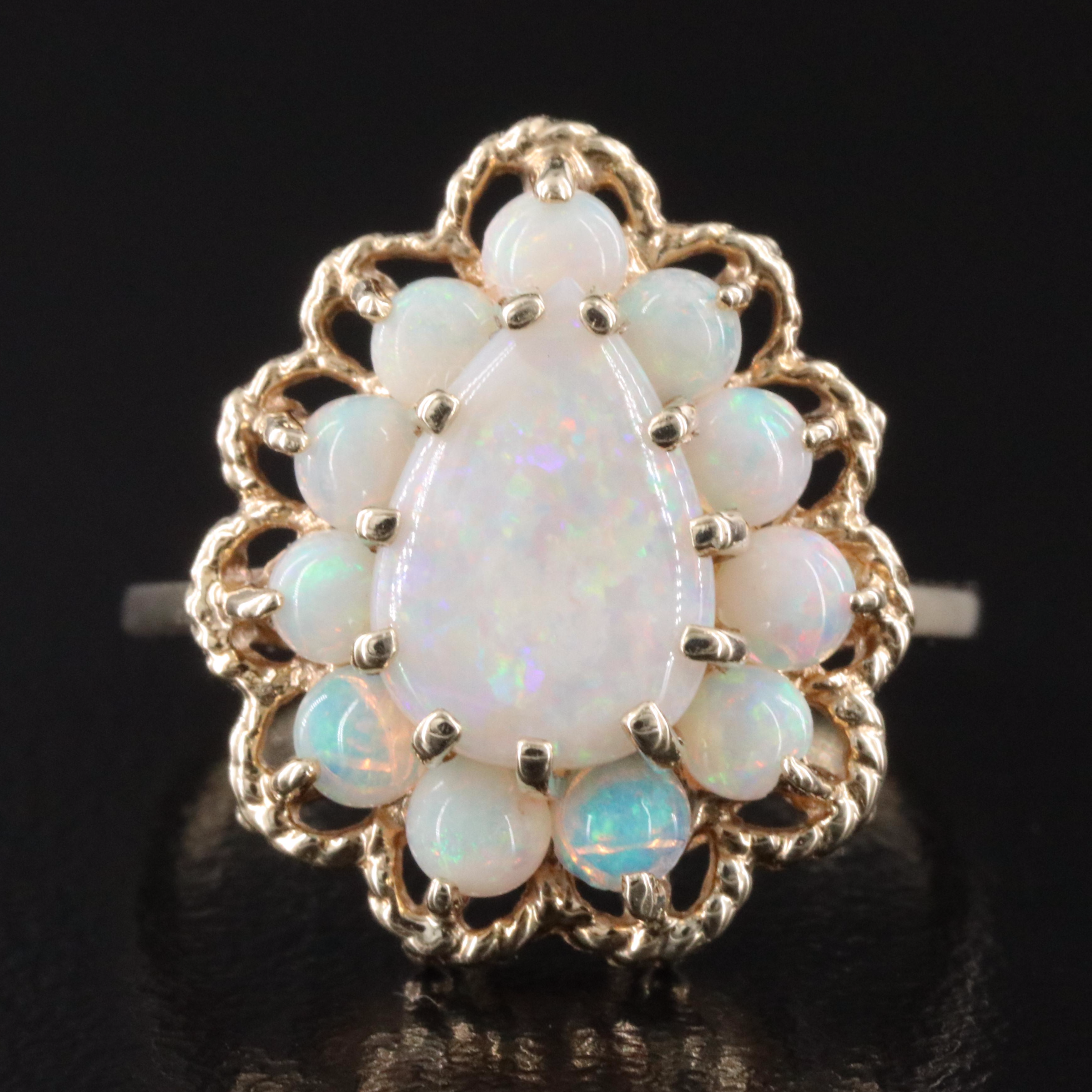 10K Opal Ring