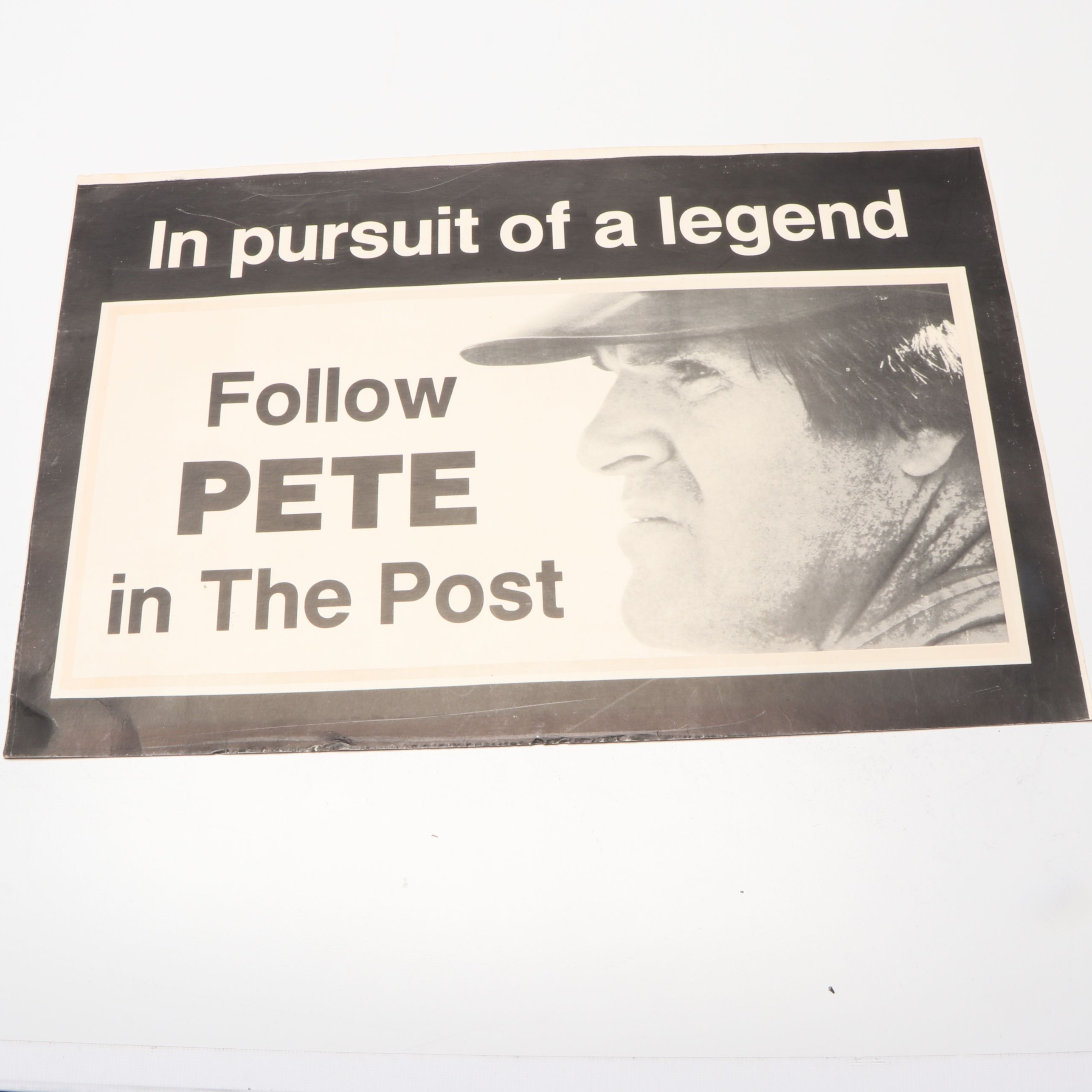 Cincinnati Reds Pete Rose Advertisement Signs and Print, Late 20th Century
