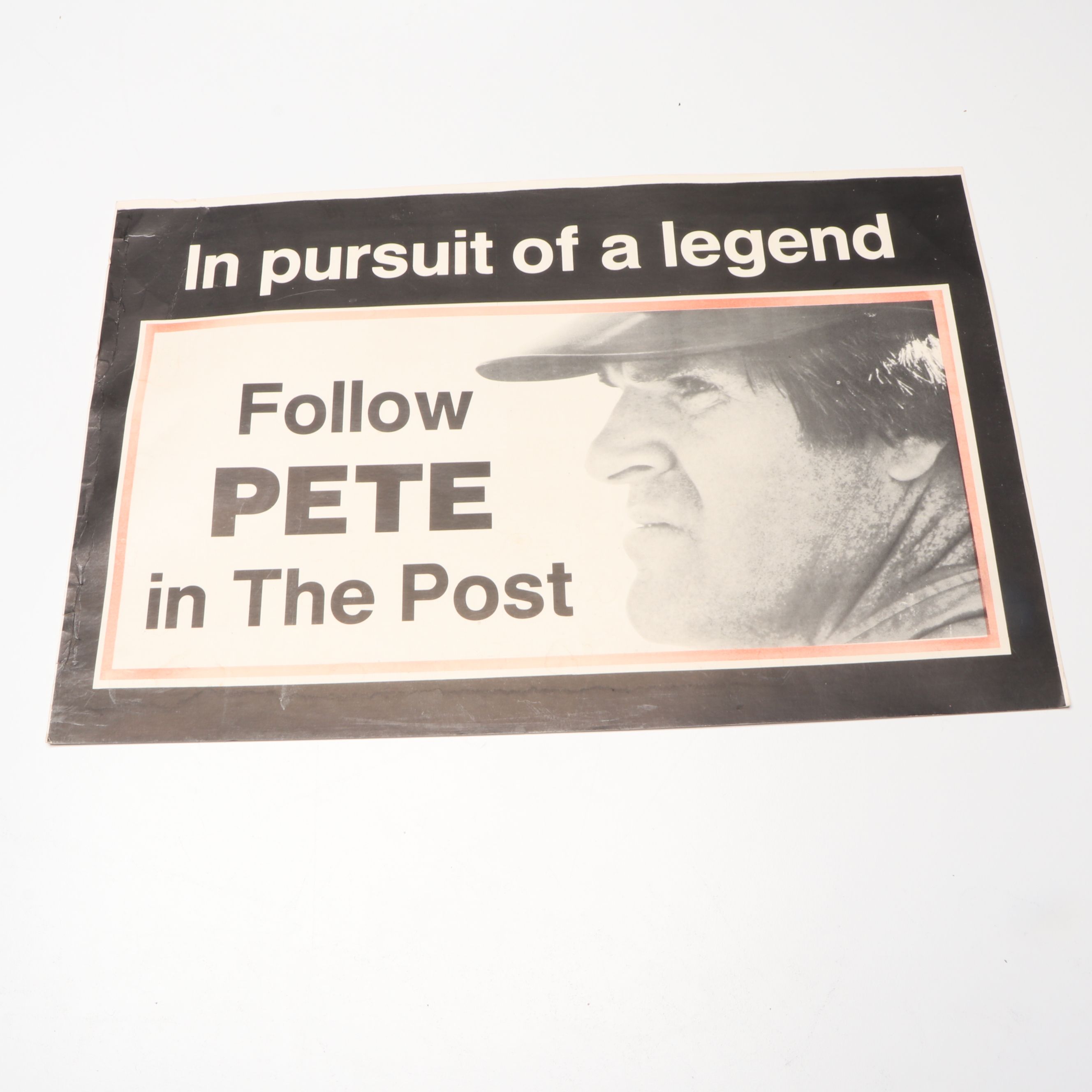 Cincinnati Reds Pete Rose Advertisement Signs and Print, Late 20th Century
