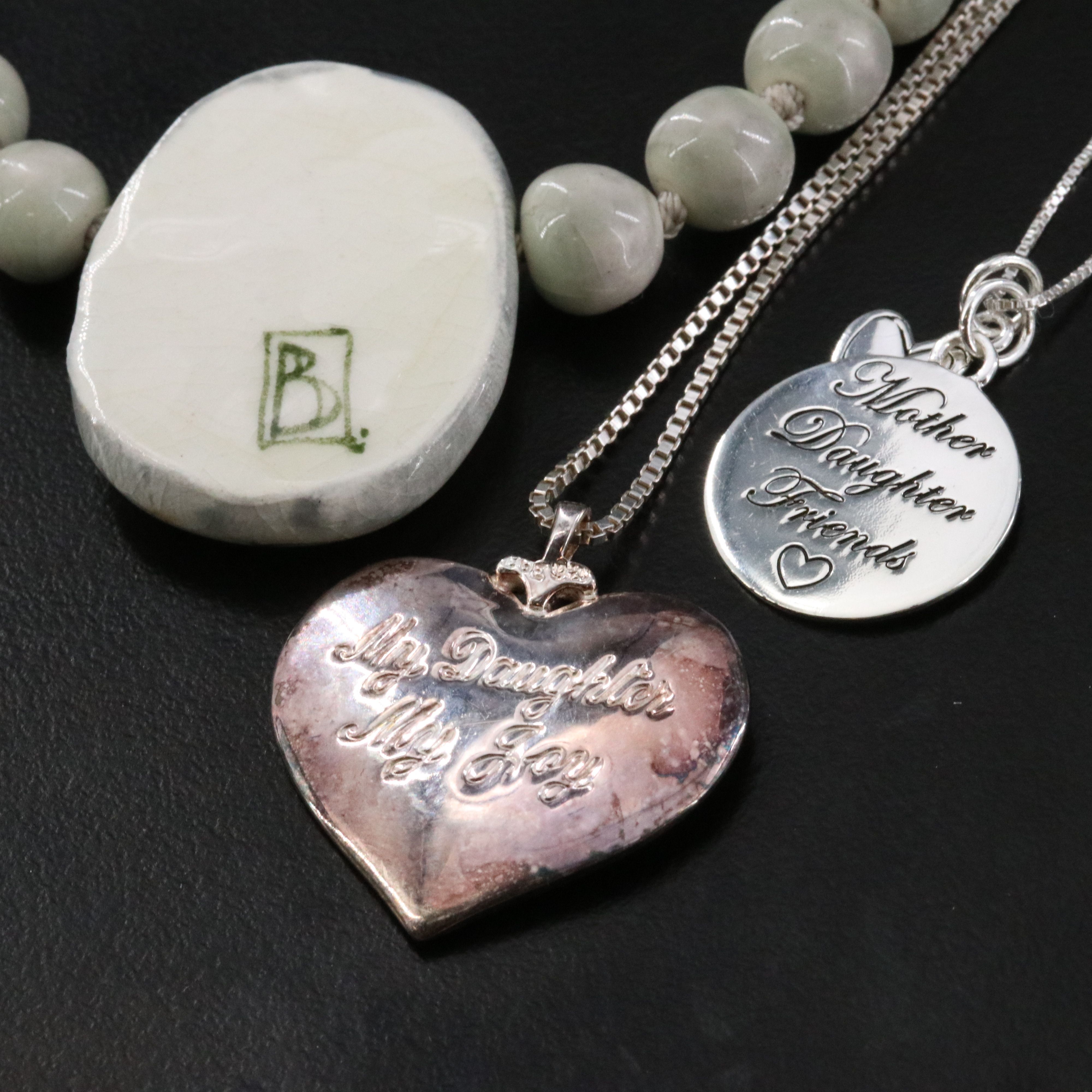 Jewelry Assortment Featuring Sterling, Pearl and Diamond