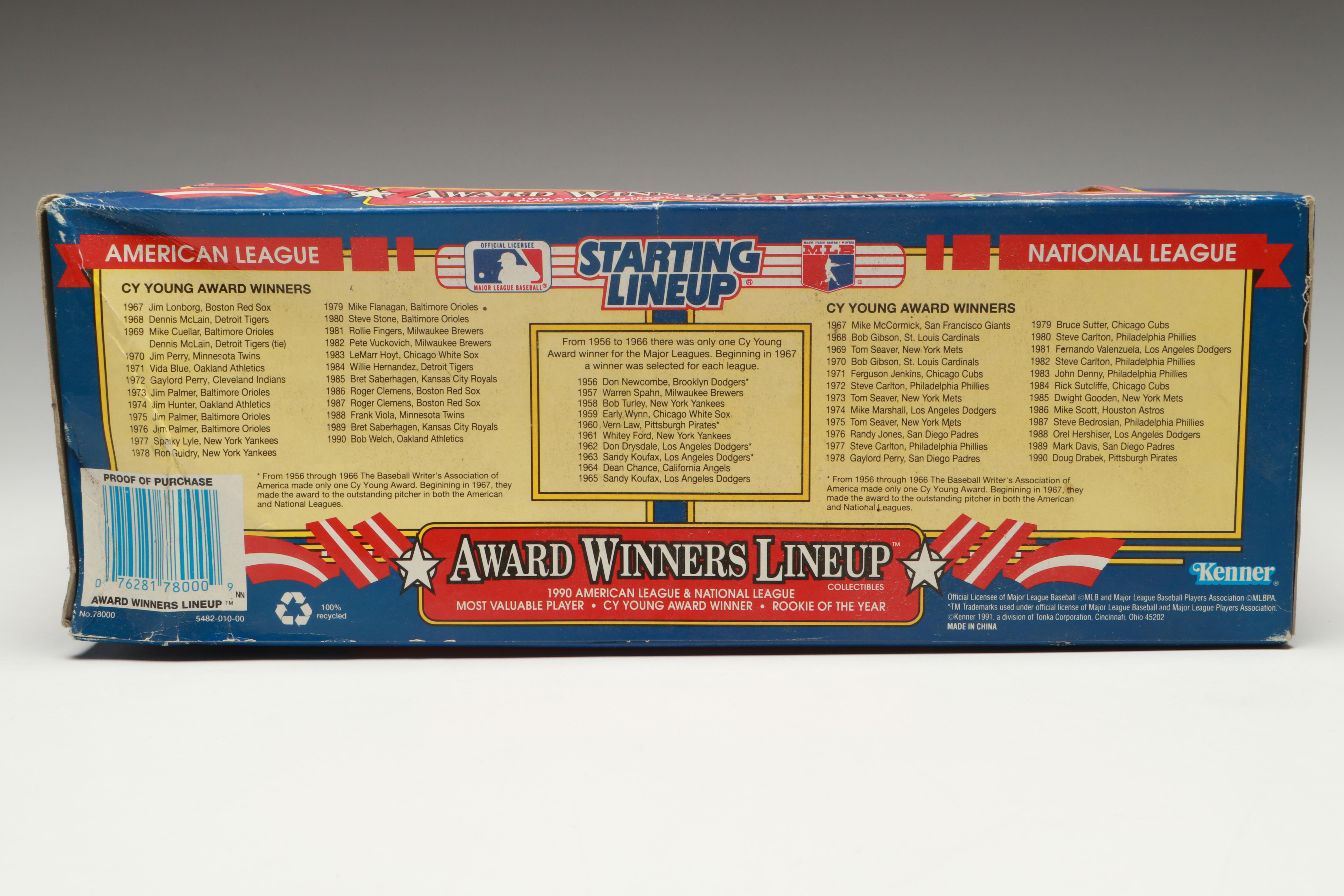 Kenner Starting Lineup Limited Edition 1990 American and National League Set