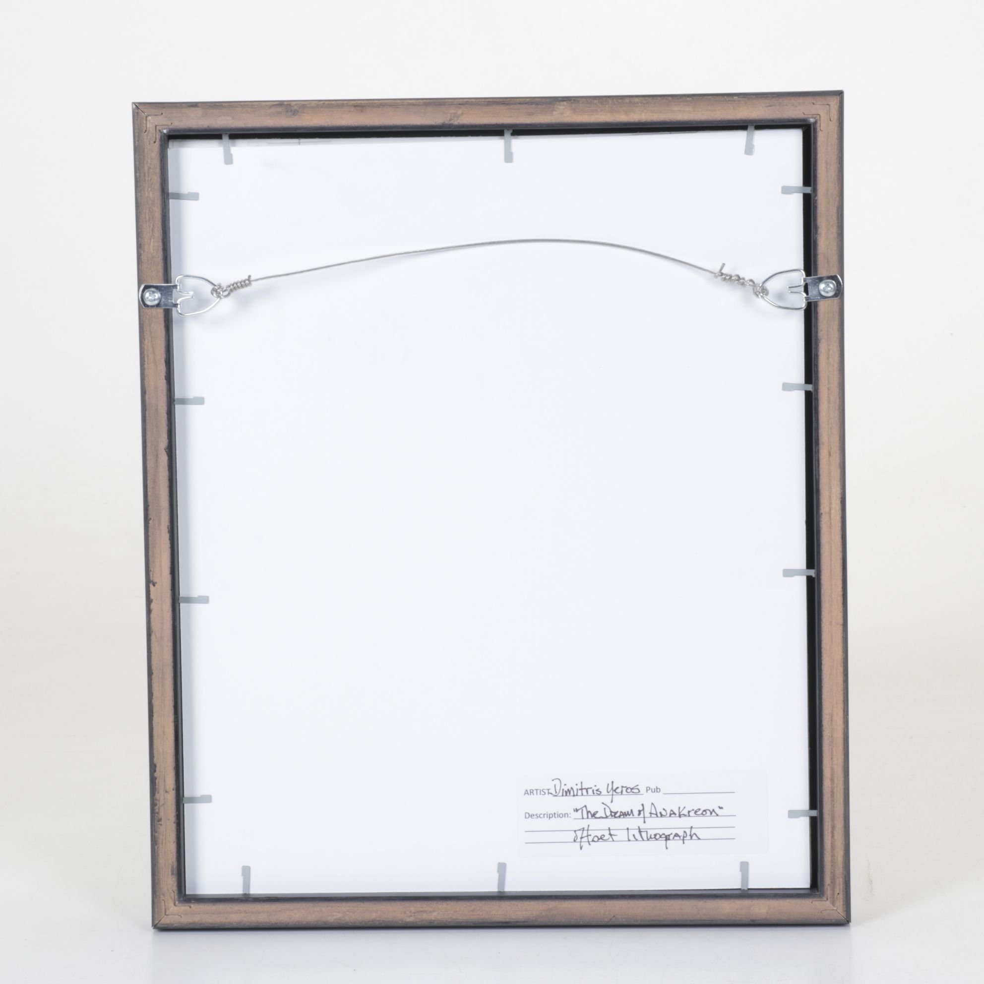 Offset Lithograph Photo After Dimitris Yeros "The Dream of Anakreon"