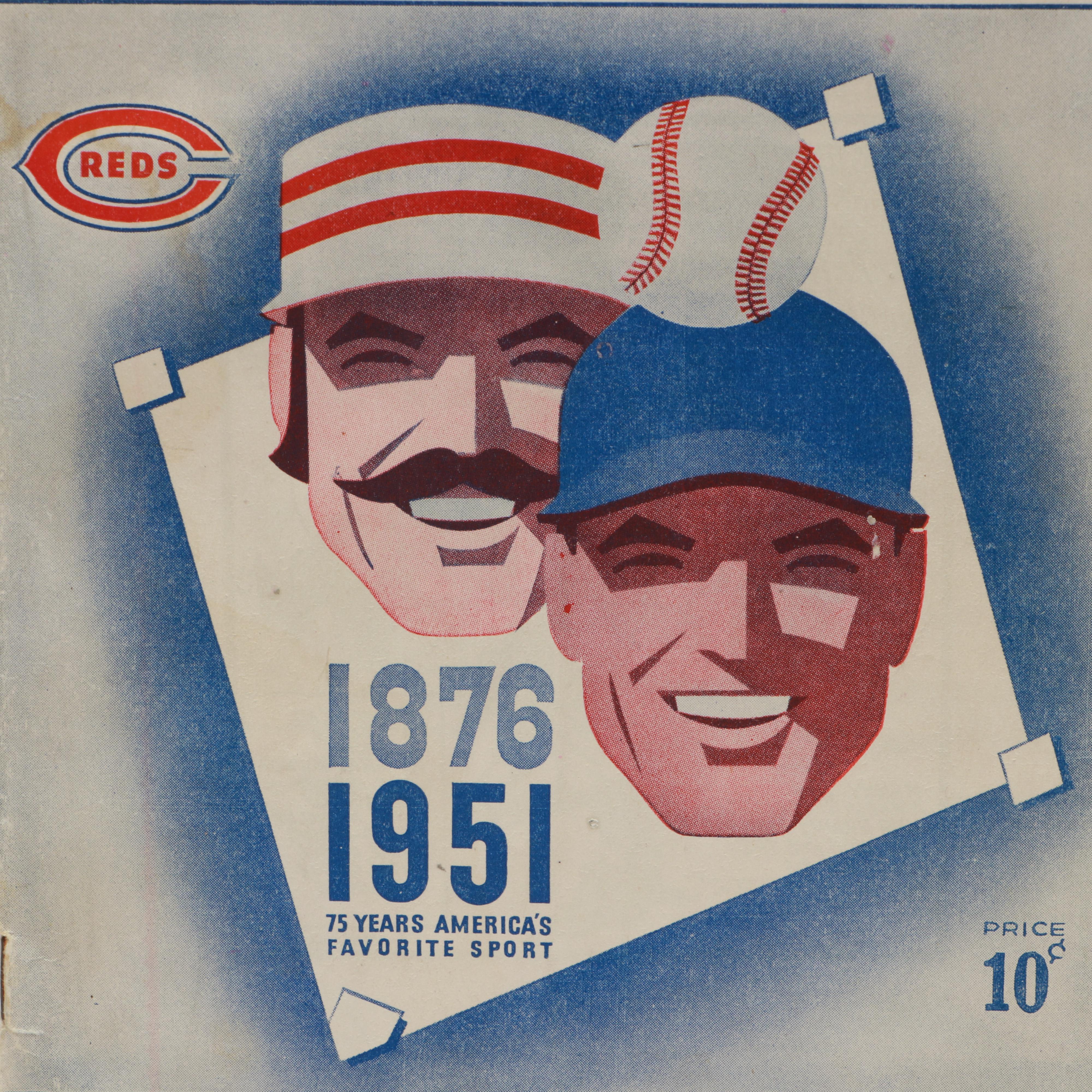 1951 Cincinnati Reds Official Score Book