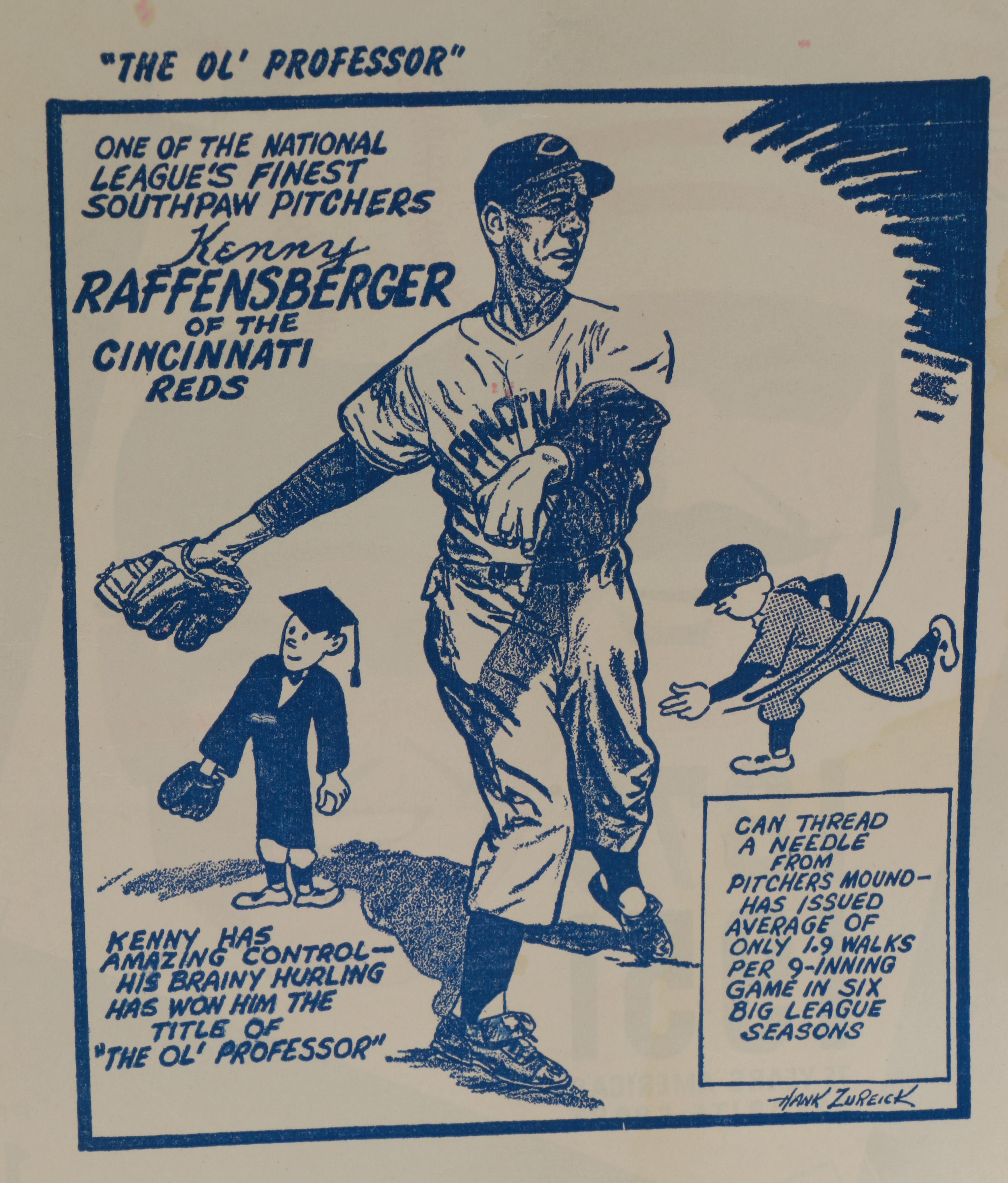 1951 Cincinnati Reds Official Score Book