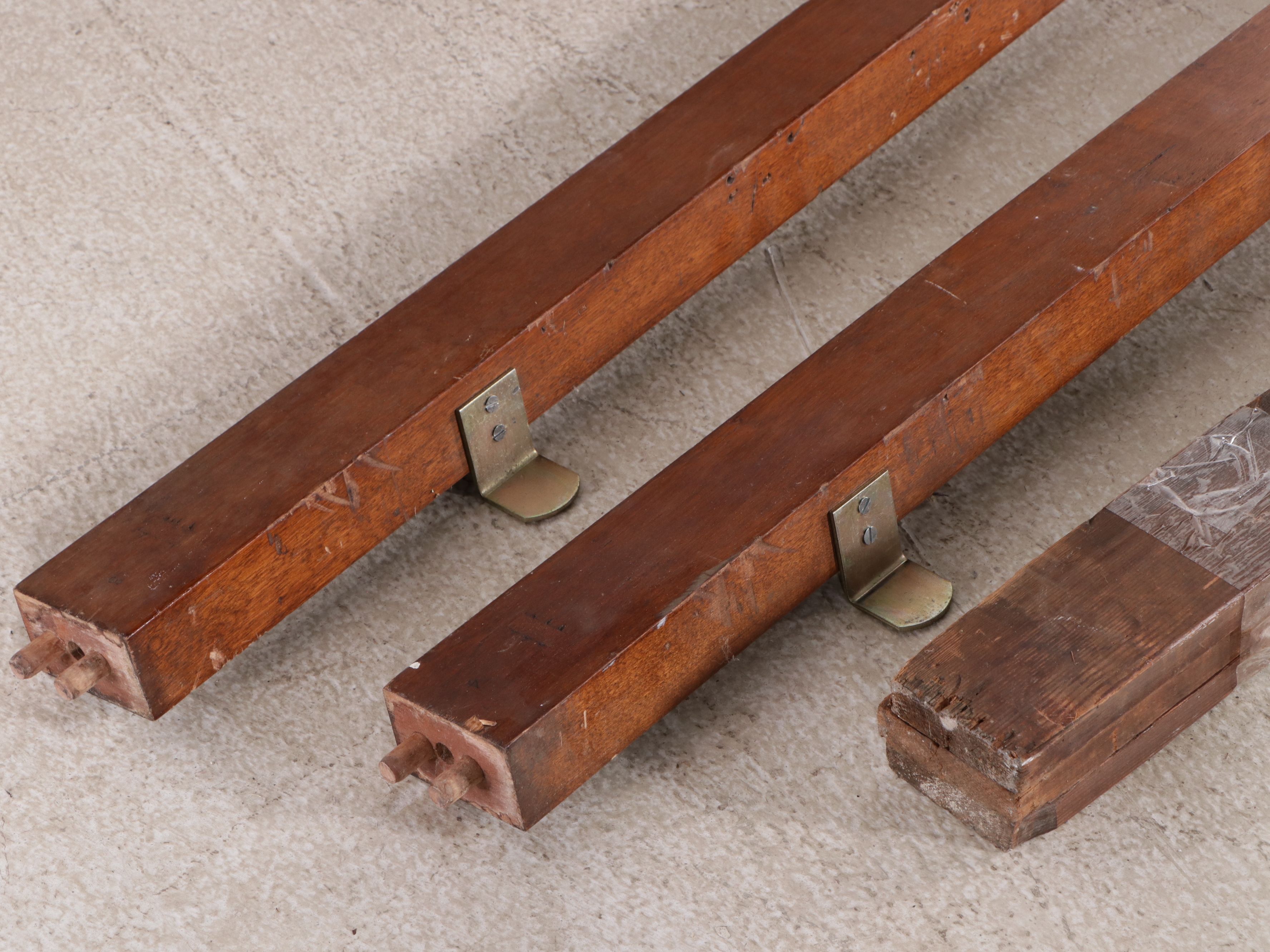 Federal Style Walnut Urn Finial Bed Frame, 19th Century