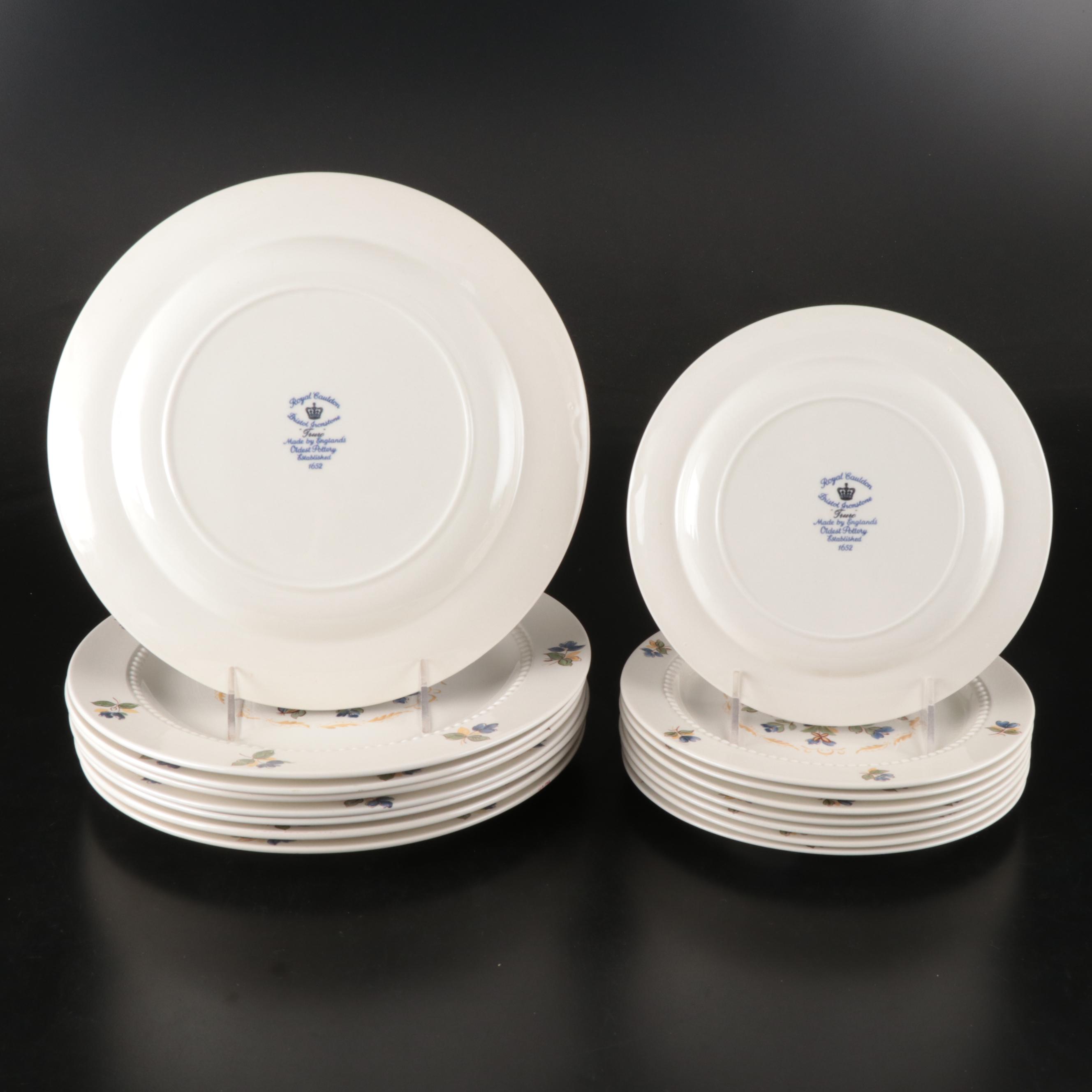 Royal Cauldon "Truro" Ironstone Coffee Set and Dinnerware