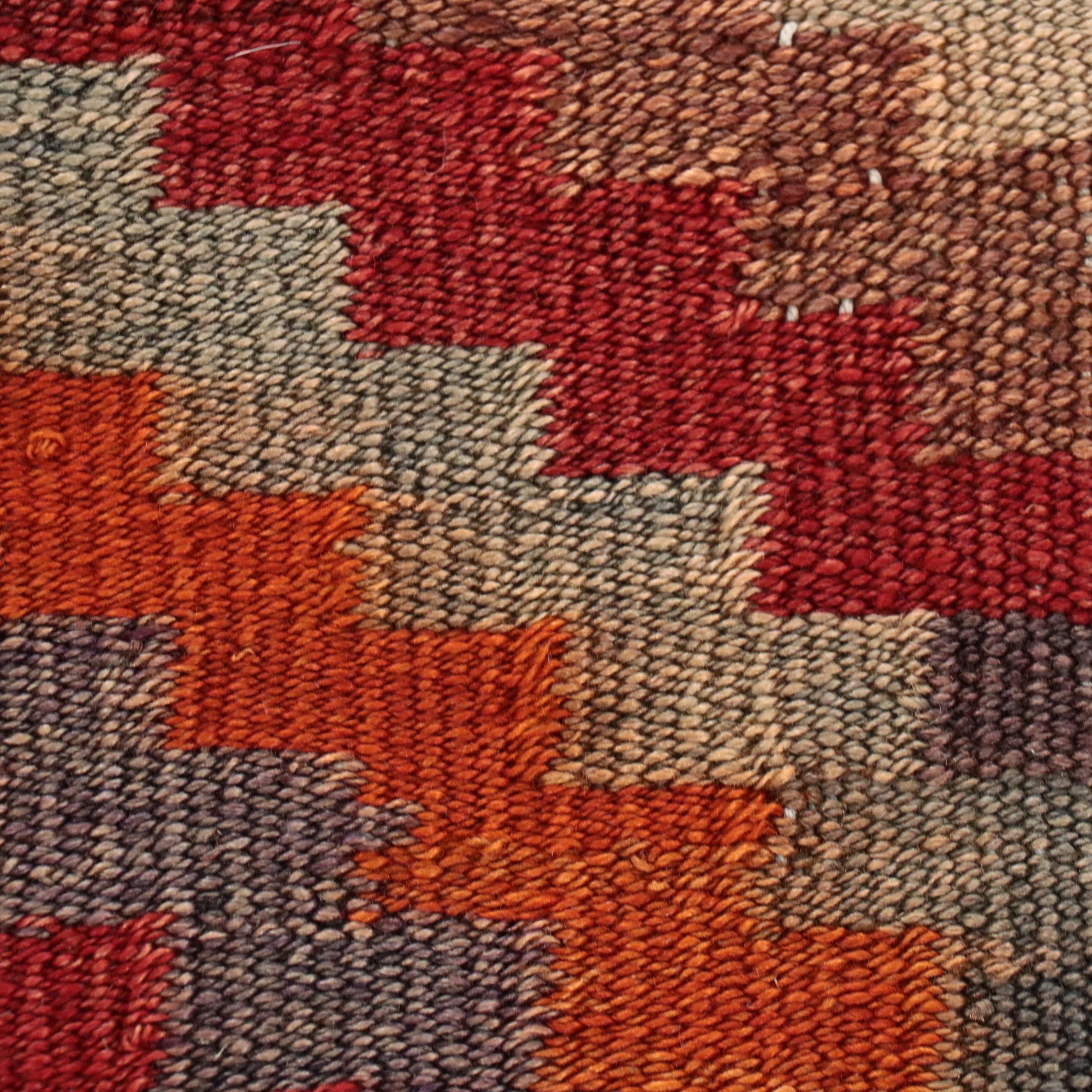 4'6 x 10'6 Handwoven Turkish Kilim Long Rug