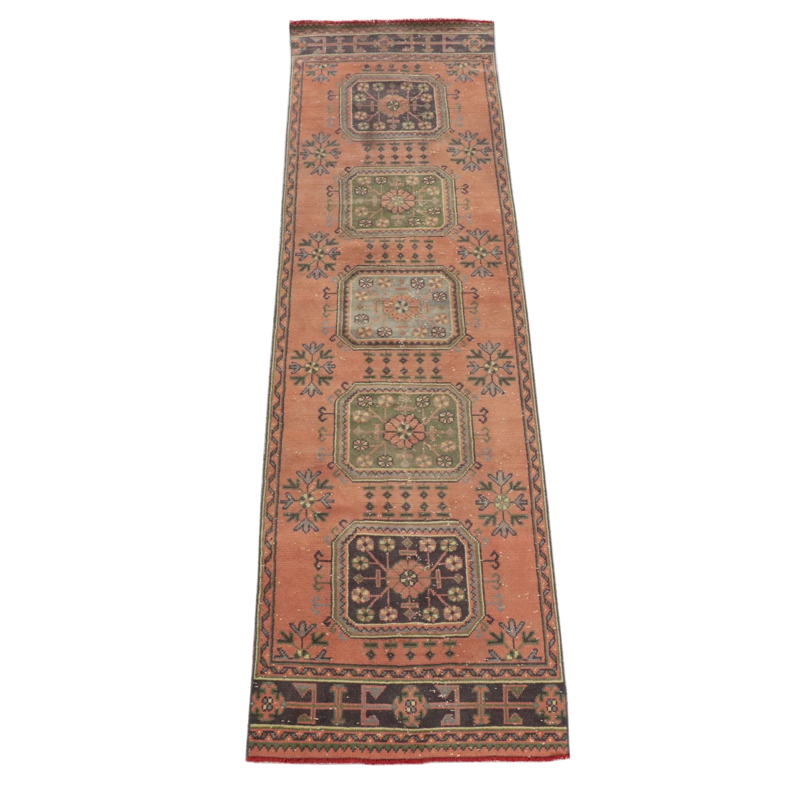 3'2 x 11'6 Hand-Knotted Western Turkish Style Long Rug
