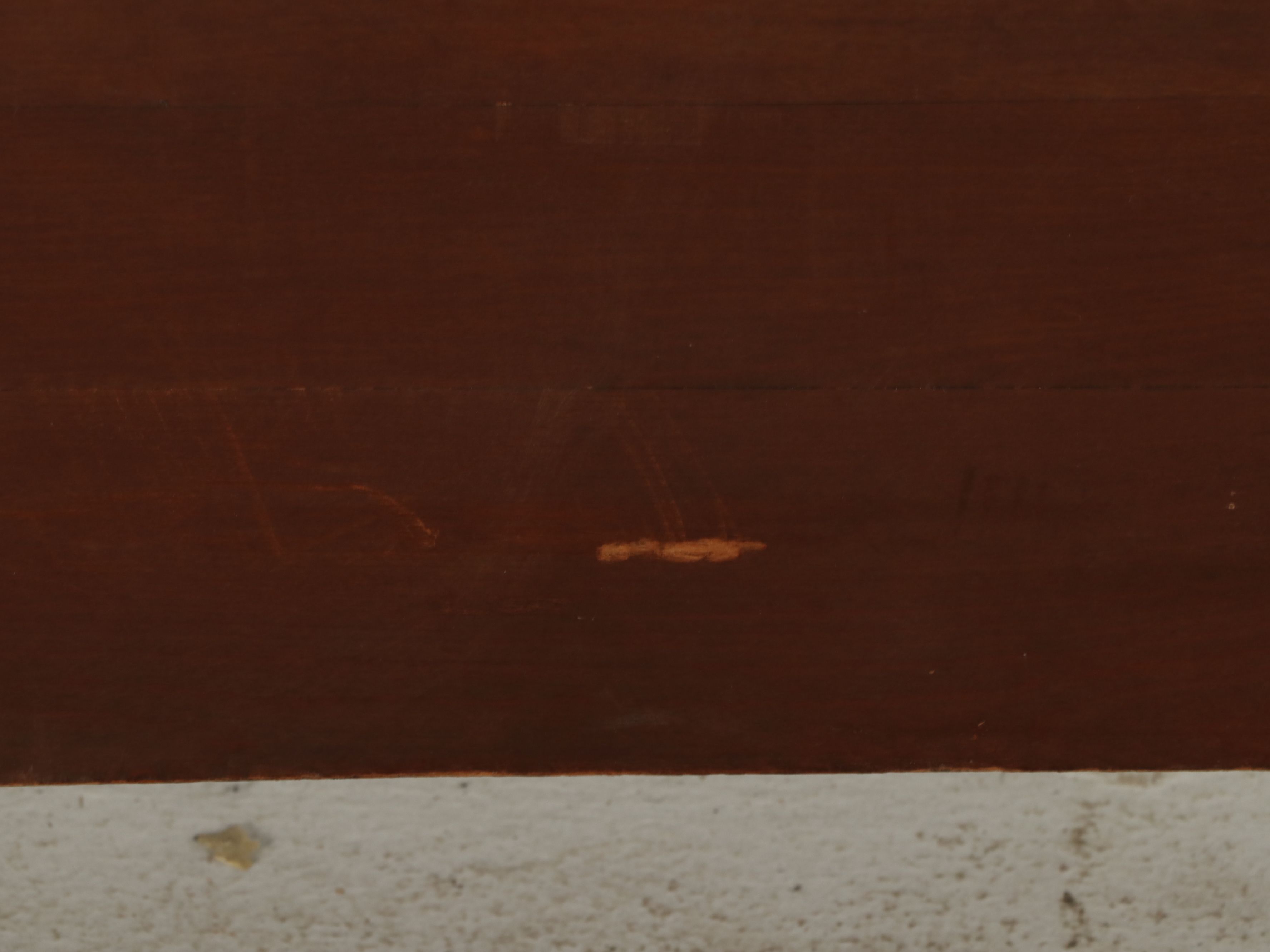 Louis Philippe Style Carved Wood Bed Frame, Early 20th Century