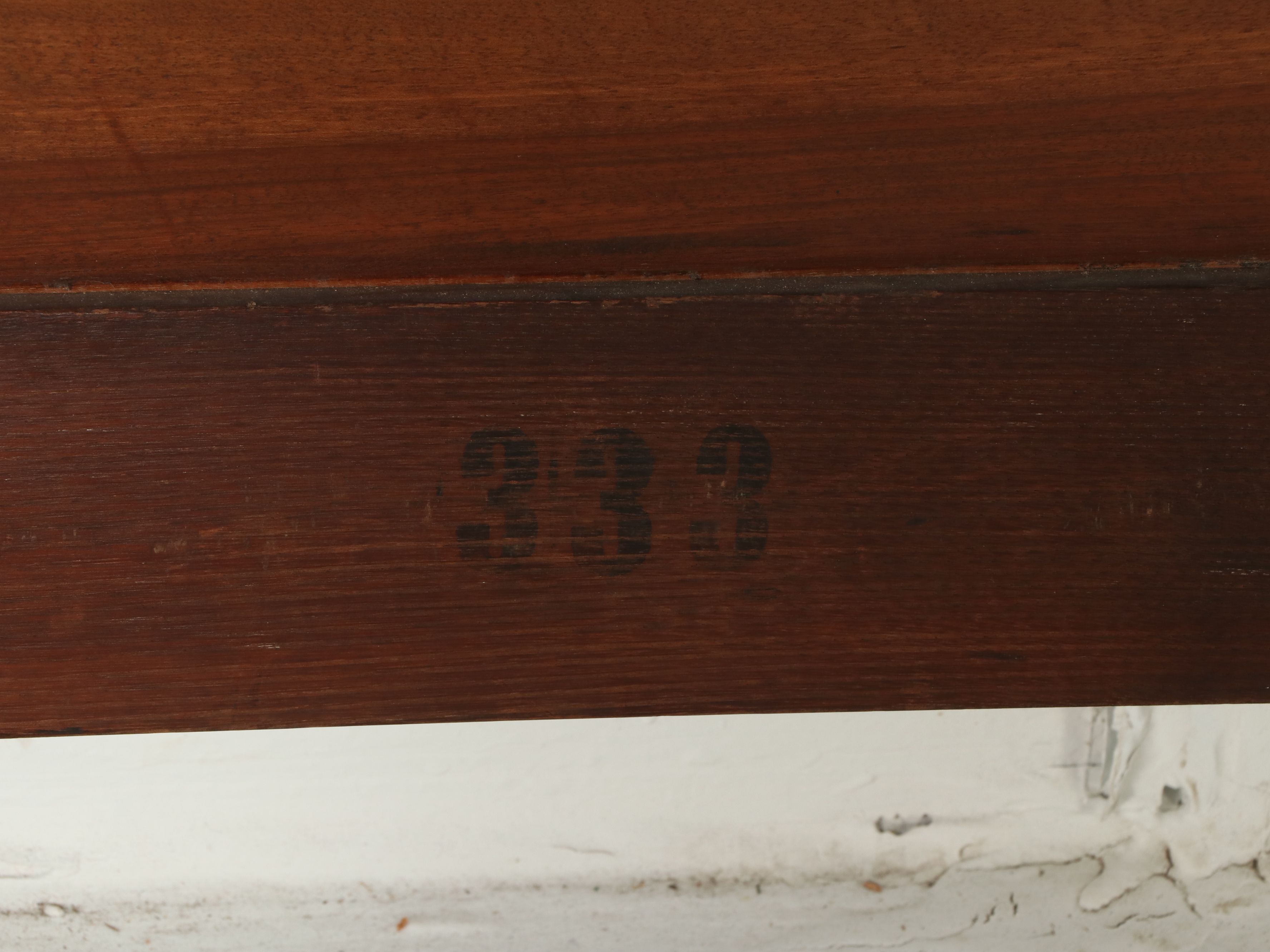 Louis Philippe Style Carved Wood Bed Frame, Early 20th Century