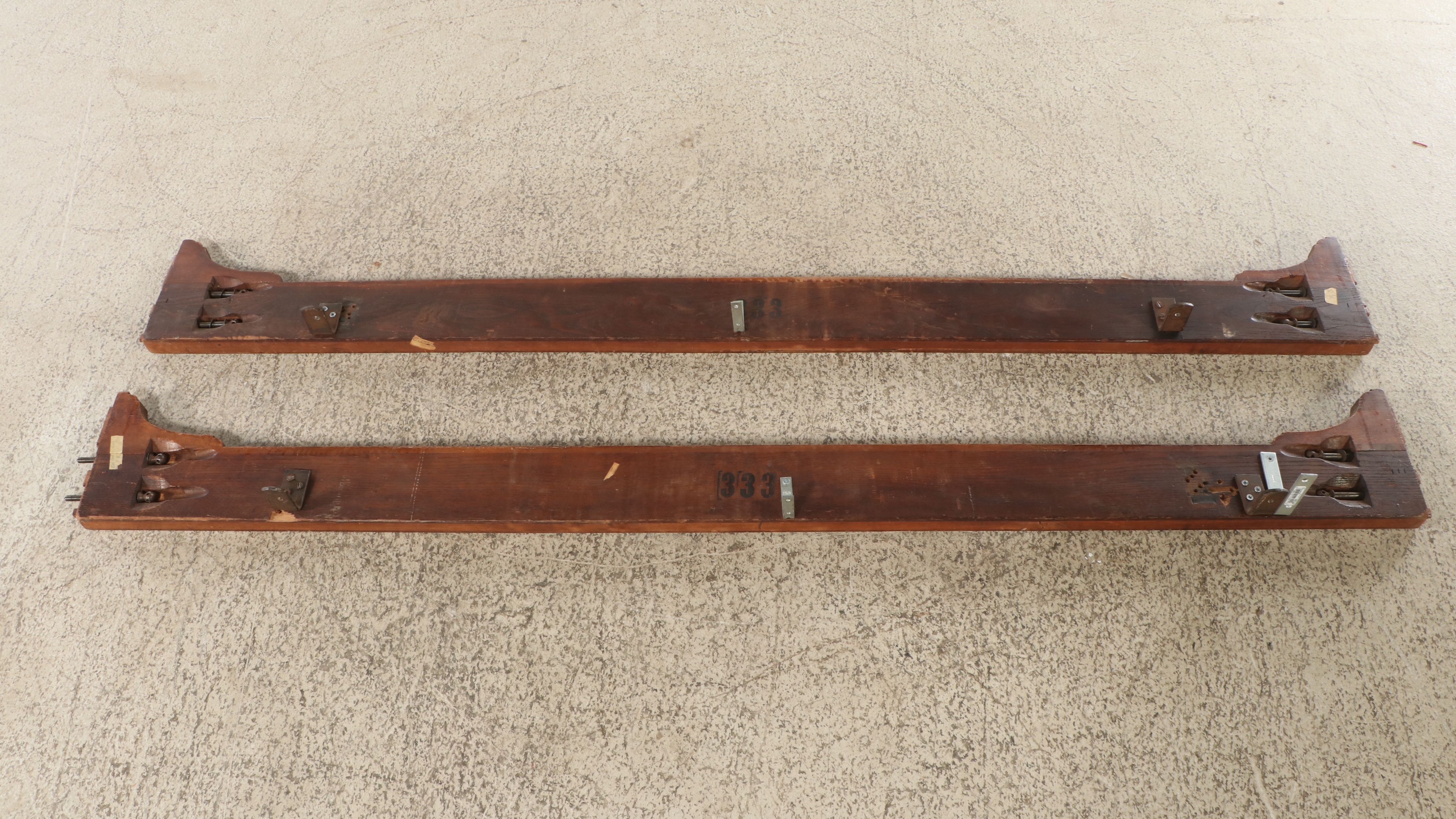 Louis Philippe Style Carved Wood Bed Frame, Early 20th Century